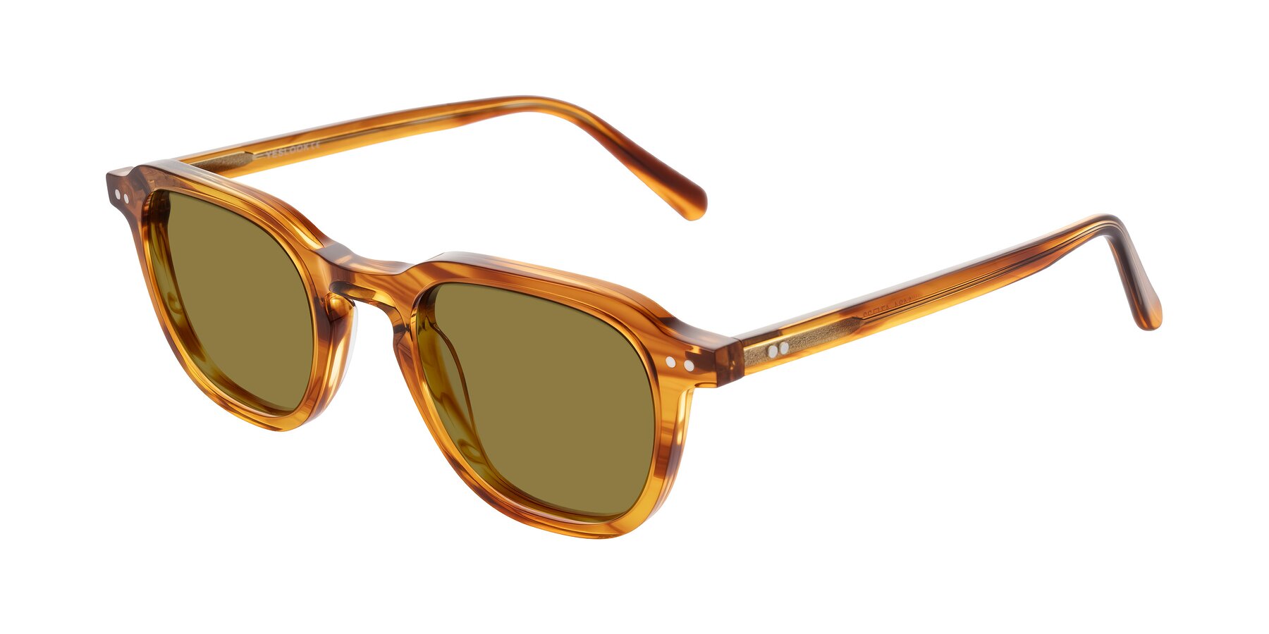 Angle of 1484 in Brown Striped with Brown Polarized Lenses