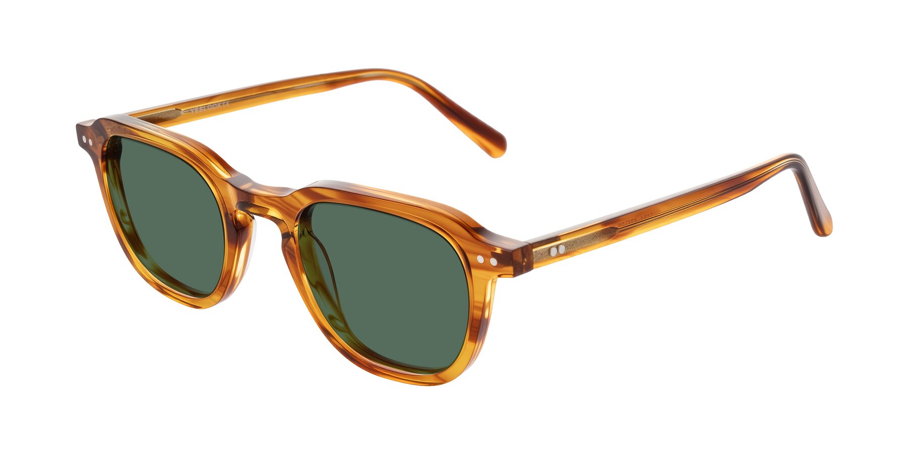 Angle of 1484 in Brown Striped with Green Polarized Lenses
