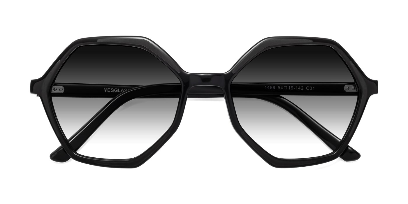 1489 - Black Gradient Sunglasses