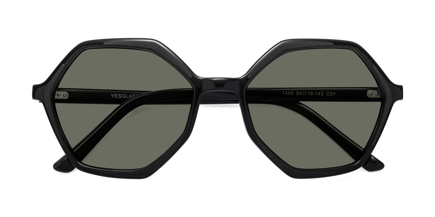 1489 - Black Polarized Sunglasses