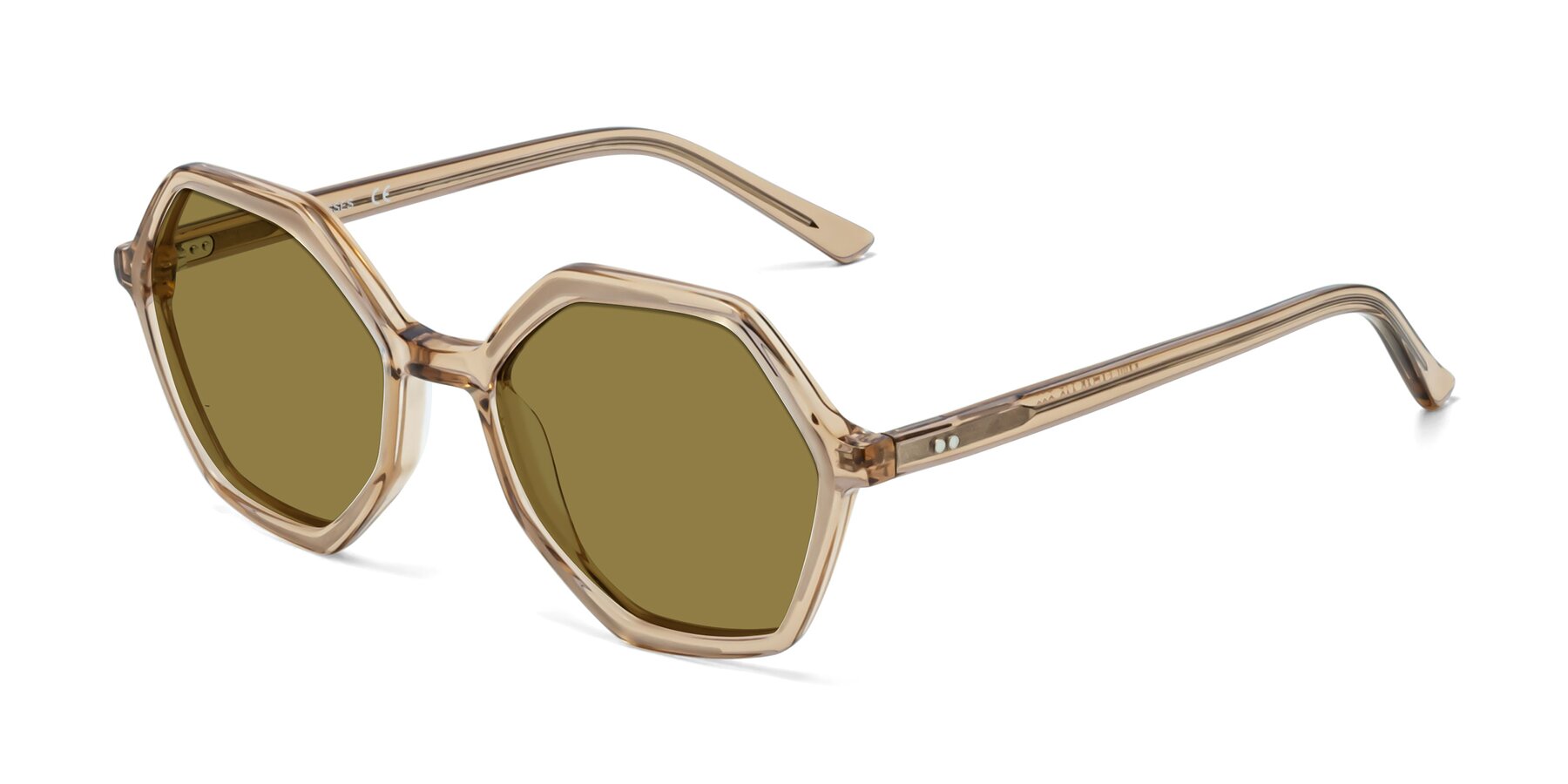 Angle of 1489 in Light Brown with Brown Polarized Lenses