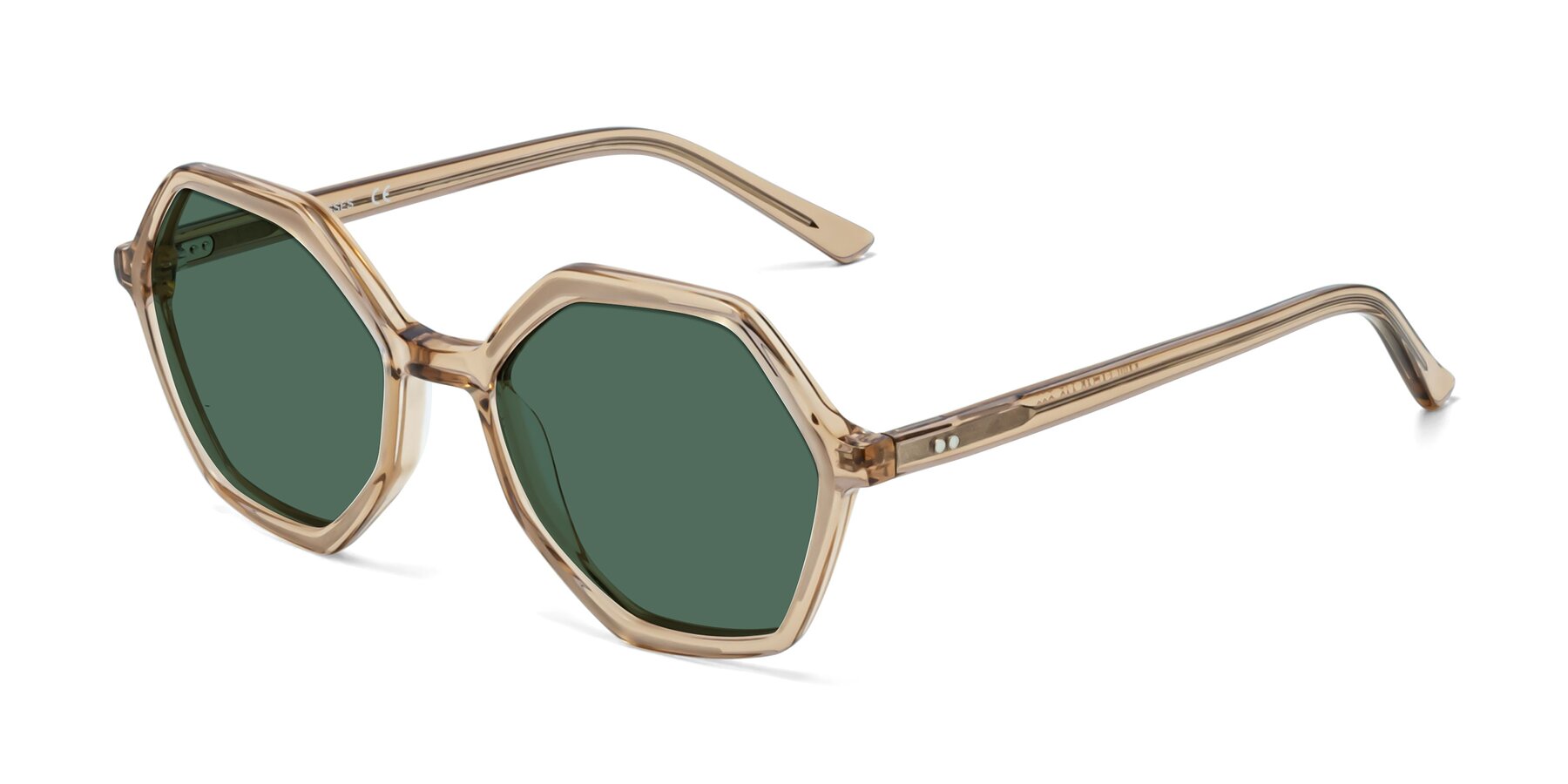 Angle of 1489 in Light Brown with Green Polarized Lenses