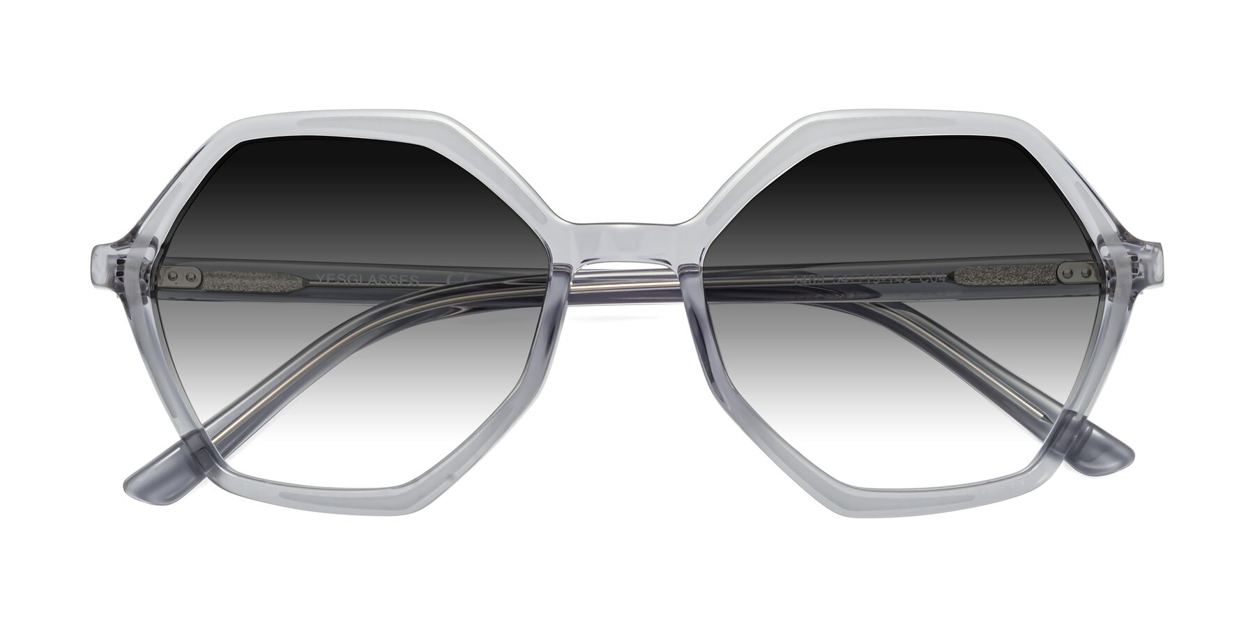 Folded Front of 1489 in Blue-Gray with Gray Gradient Lenses