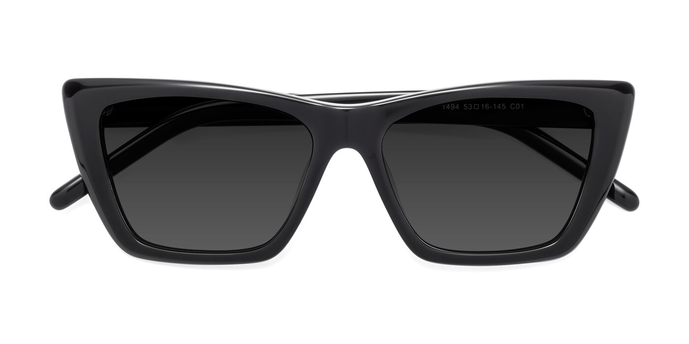 1494 - Black Tinted Sunglasses