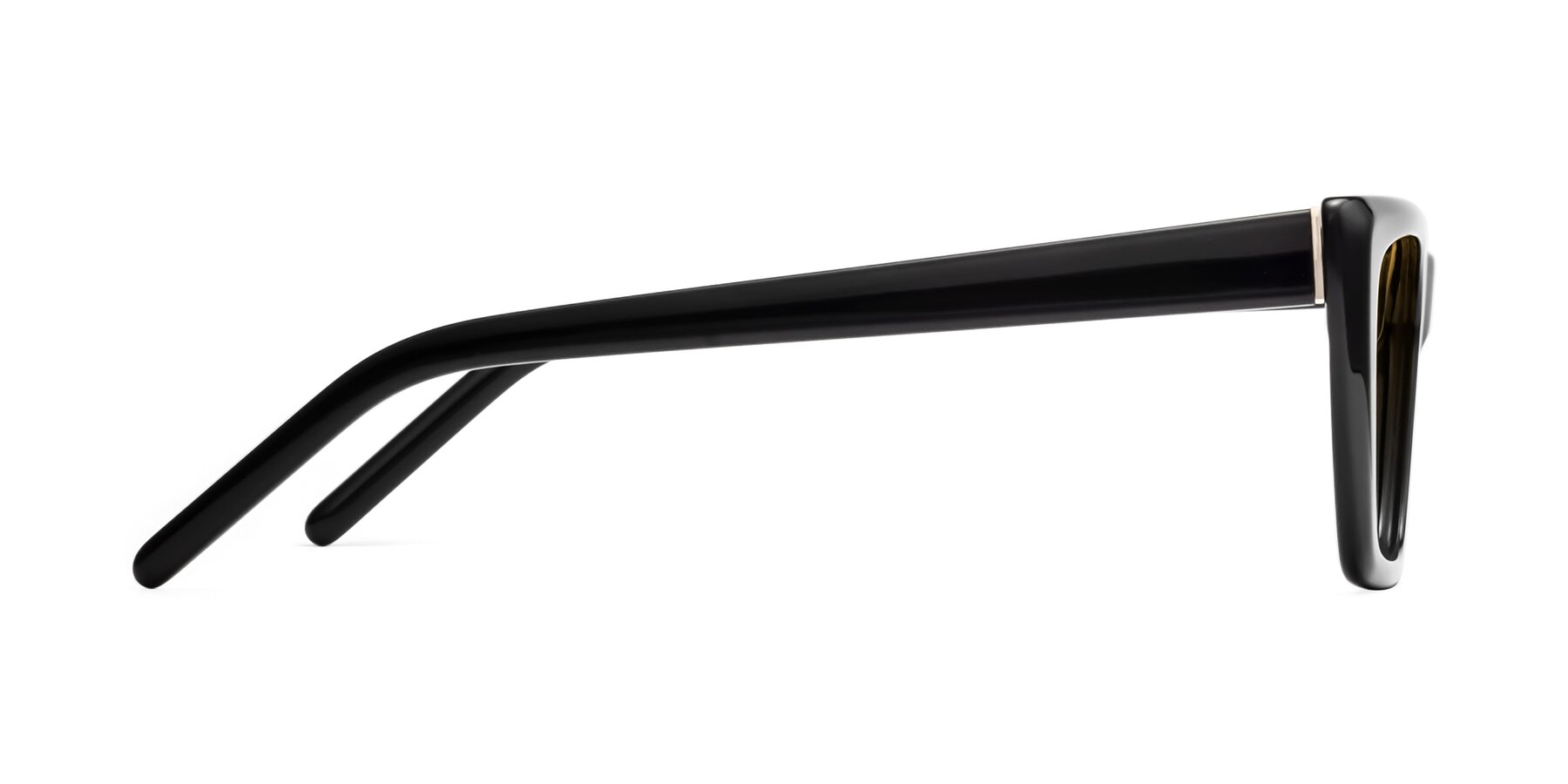 Side of 1494 in Black with Champagne Gradient Lenses