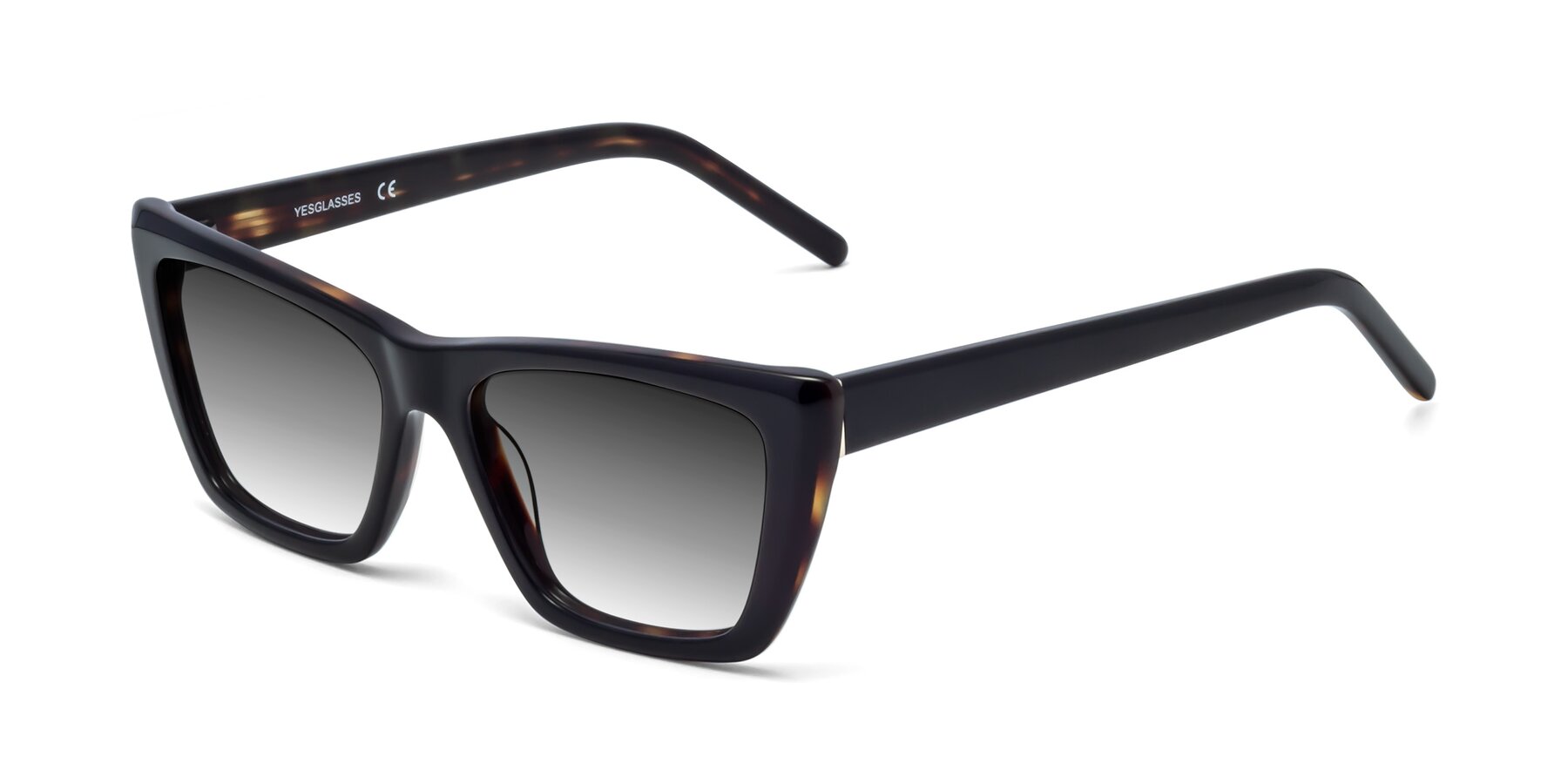 Angle of 1494 in Tortoise with Gray Gradient Lenses