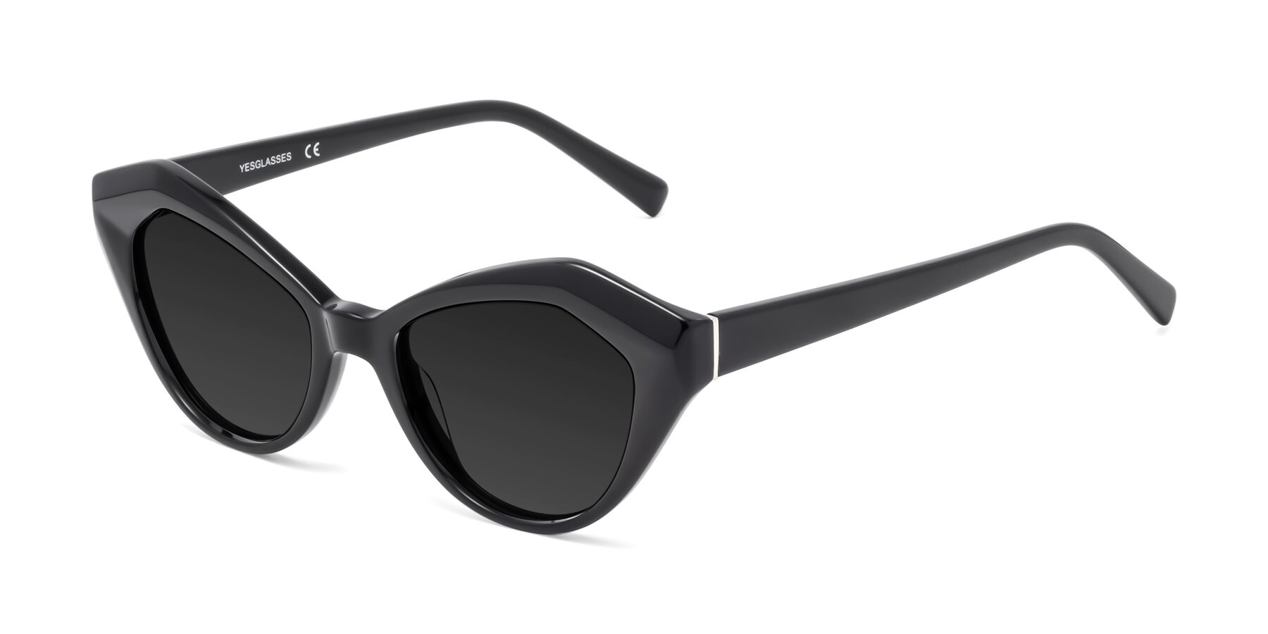 Angle of 1495 in Black with Gray Polarized TAC Lenses