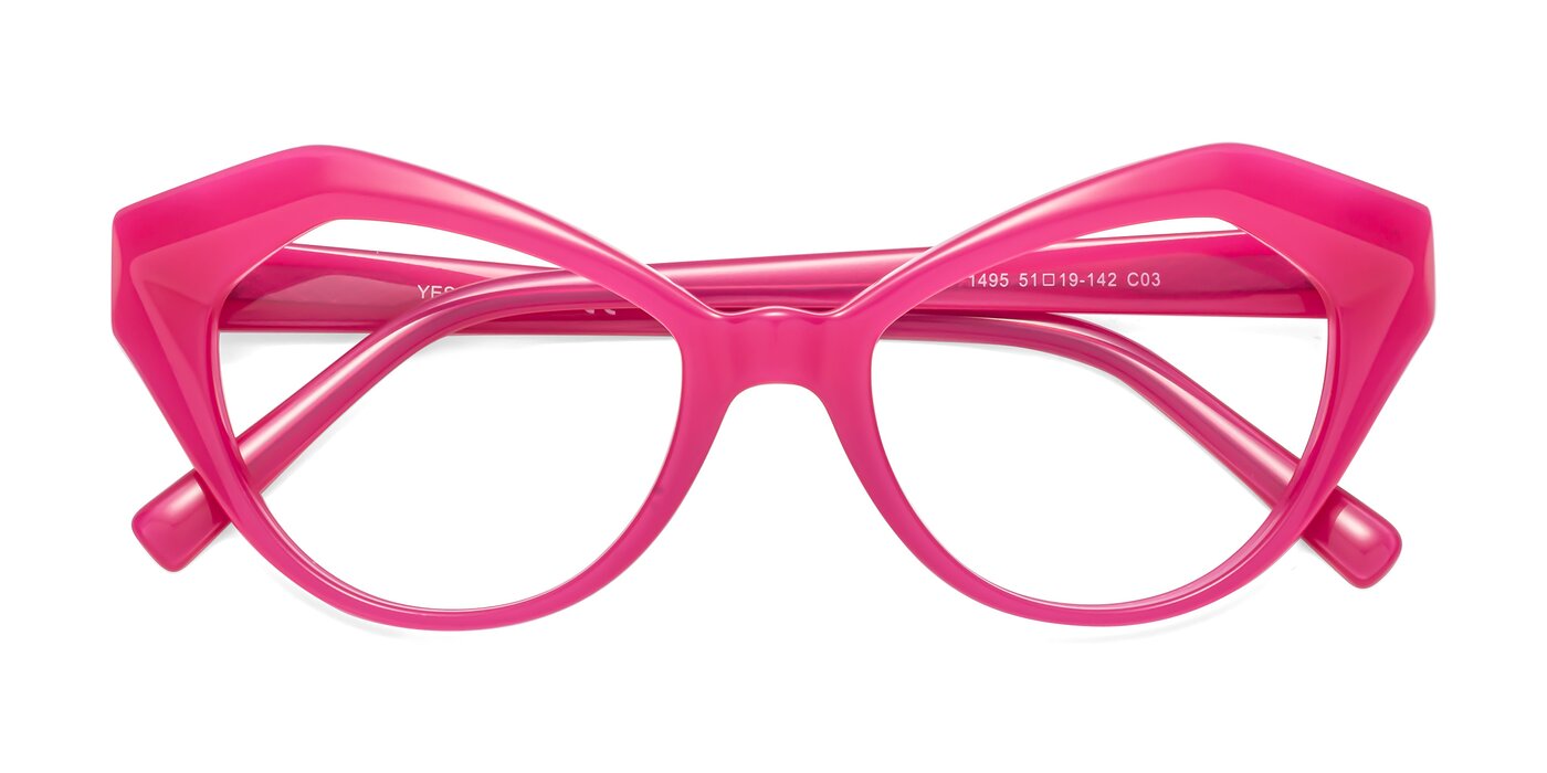 1495 - Pink Blue Light Glasses