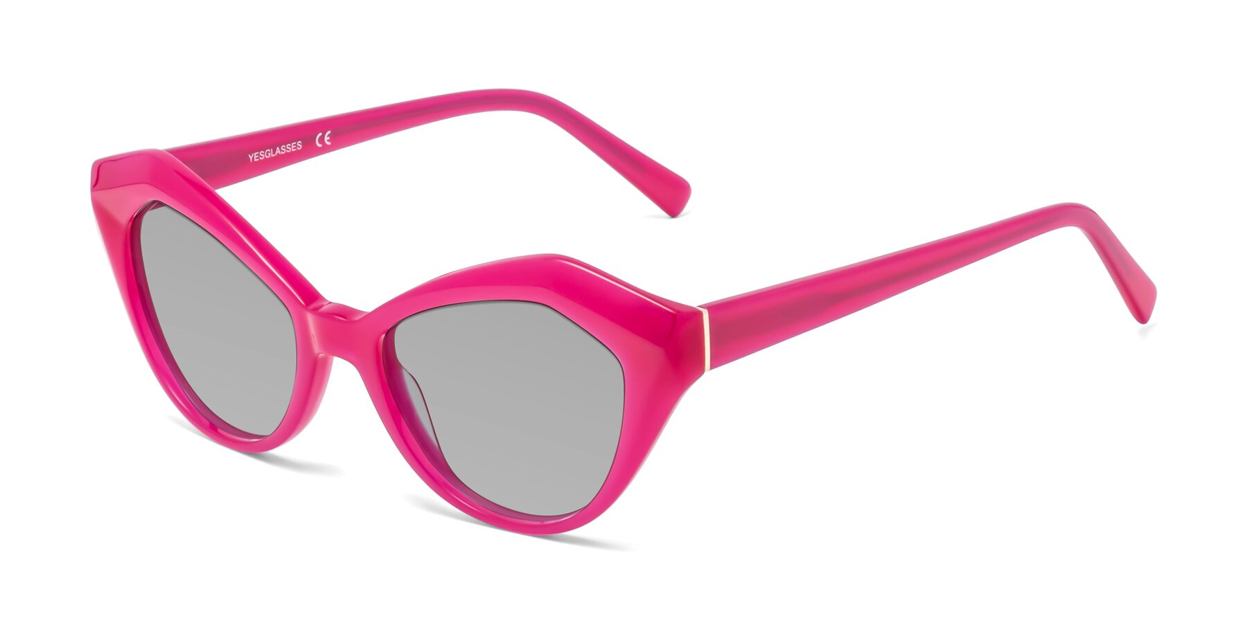 Angle of 1495 in Pink with Light Gray Tinted Lenses