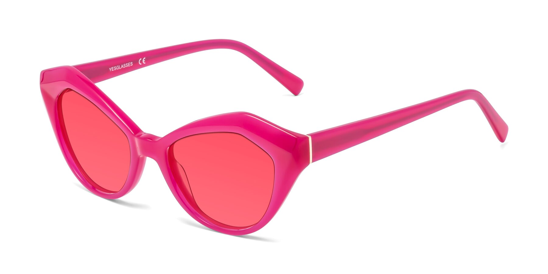 Angle of 1495 in Pink with Red Tinted Lenses