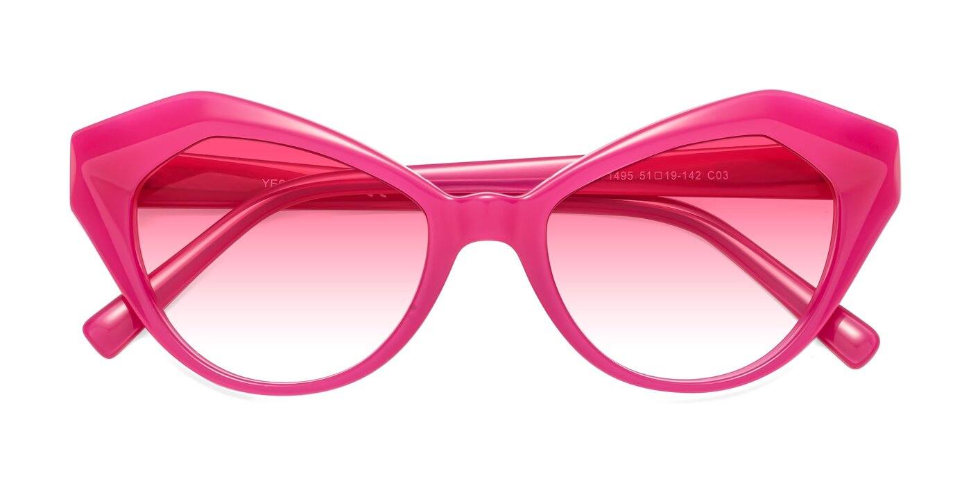 1495 - Pink Gradient Sunglasses