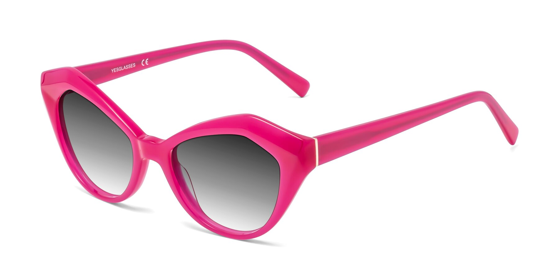 Angle of 1495 in Pink with Gray Gradient Lenses