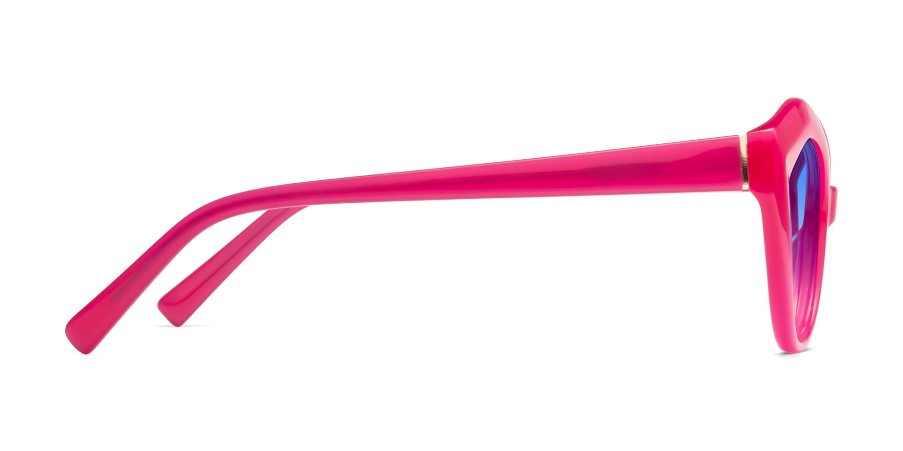 Side of 1495 in Pink with Blue Gradient Lenses