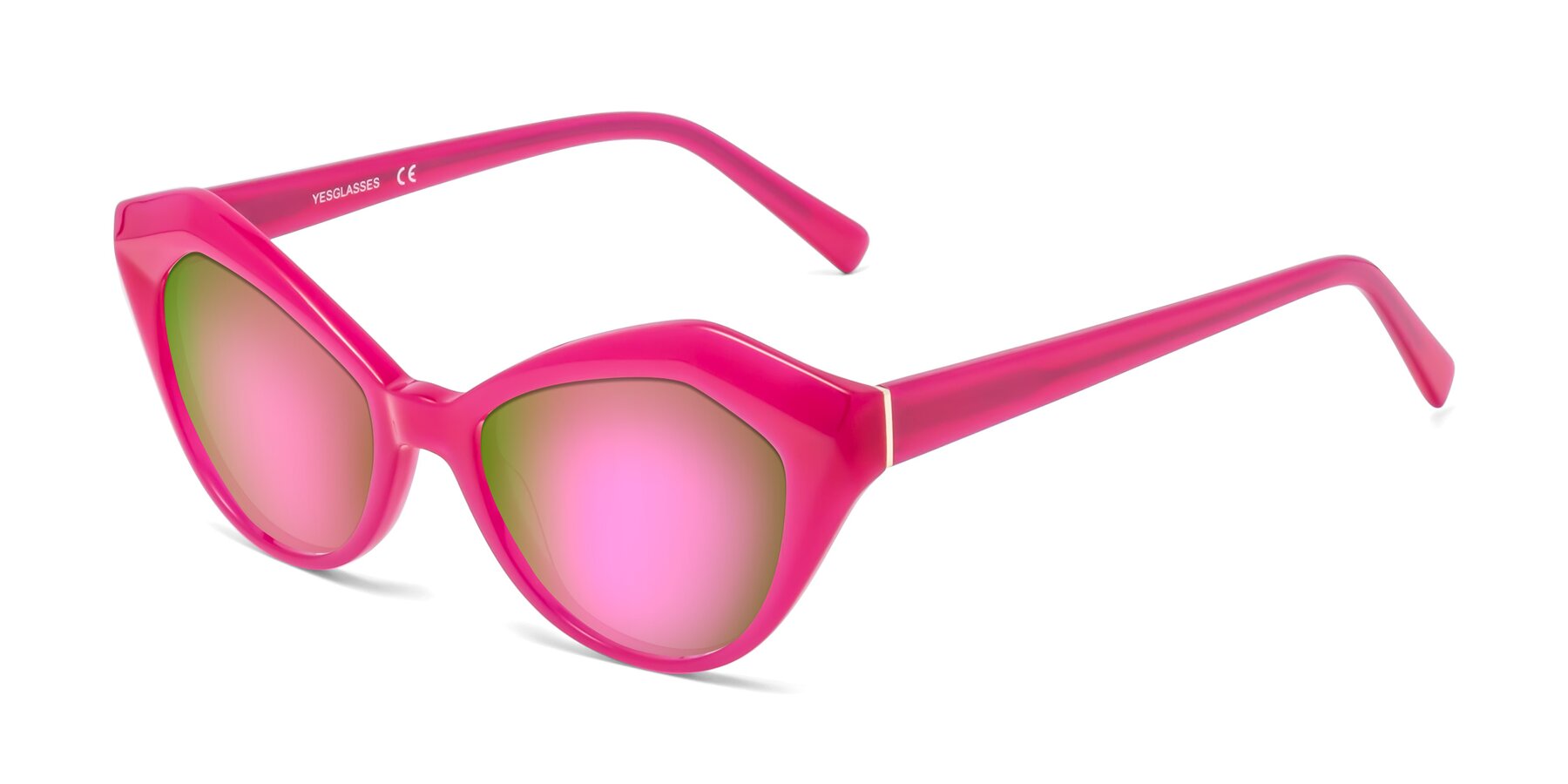 Angle of 1495 in Pink with Pink Mirrored Lenses