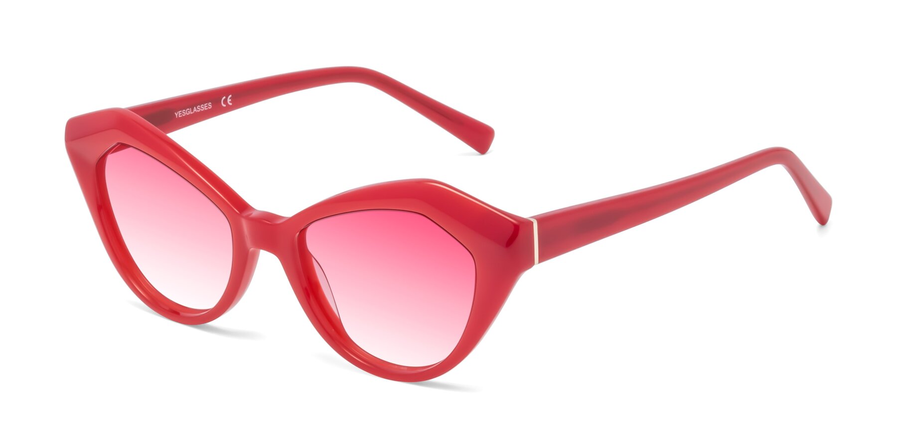 Angle of 1495 in Blaze with Pink Gradient Lenses