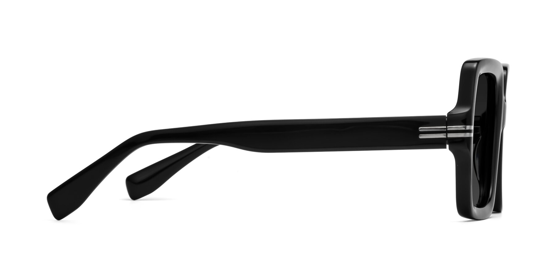 Side of 1528 in Black with Gray Polarized TAC Lenses