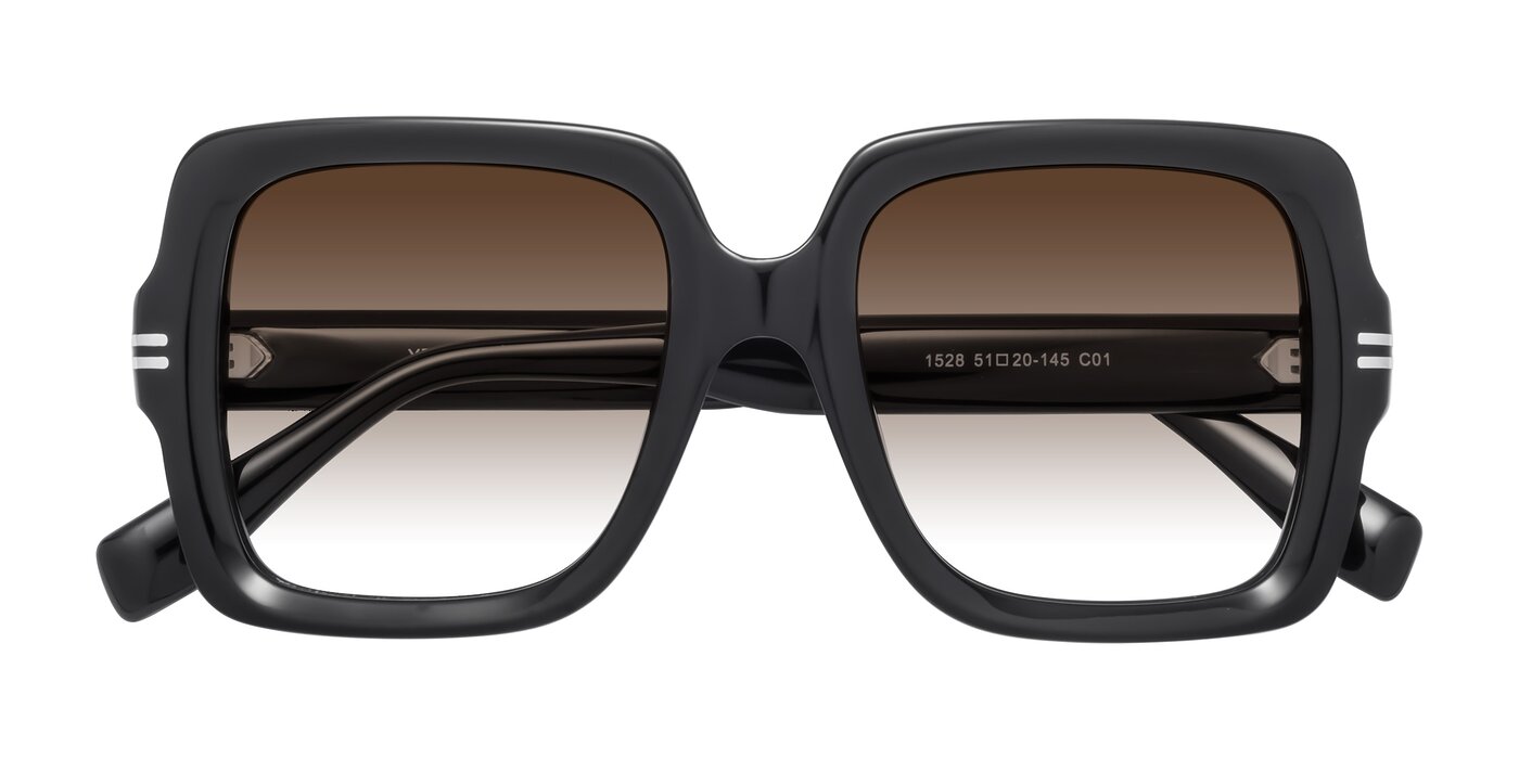 1528 - Black Gradient Sunglasses