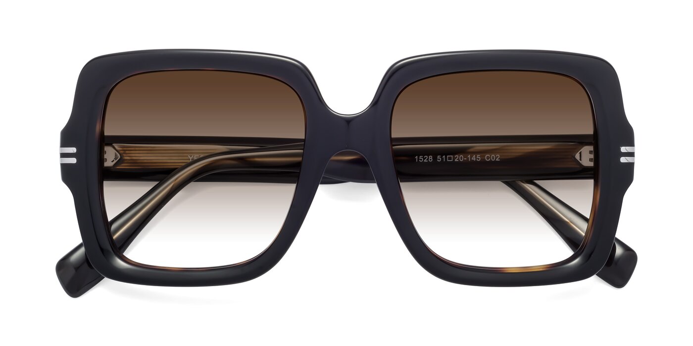 1528 - Tortoise Gradient Sunglasses