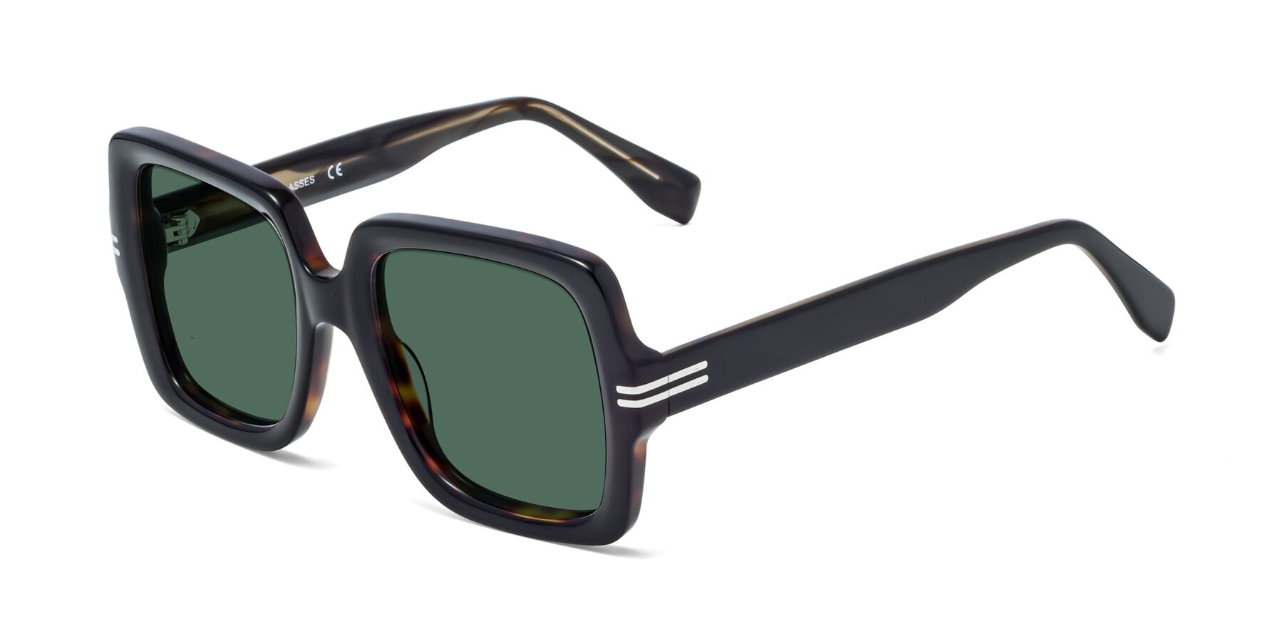 Angle of 1528 in Tortoise with Green Polarized Lenses