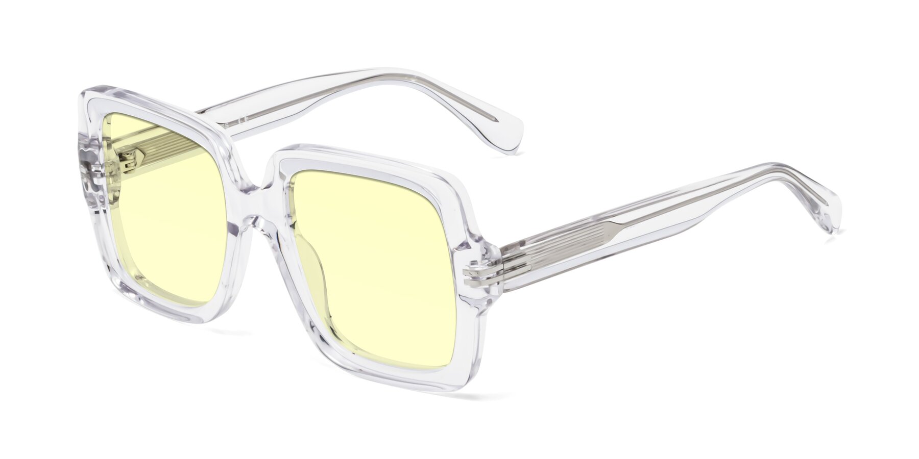 Angle of 1528 in Clear with Light Yellow Tinted Lenses