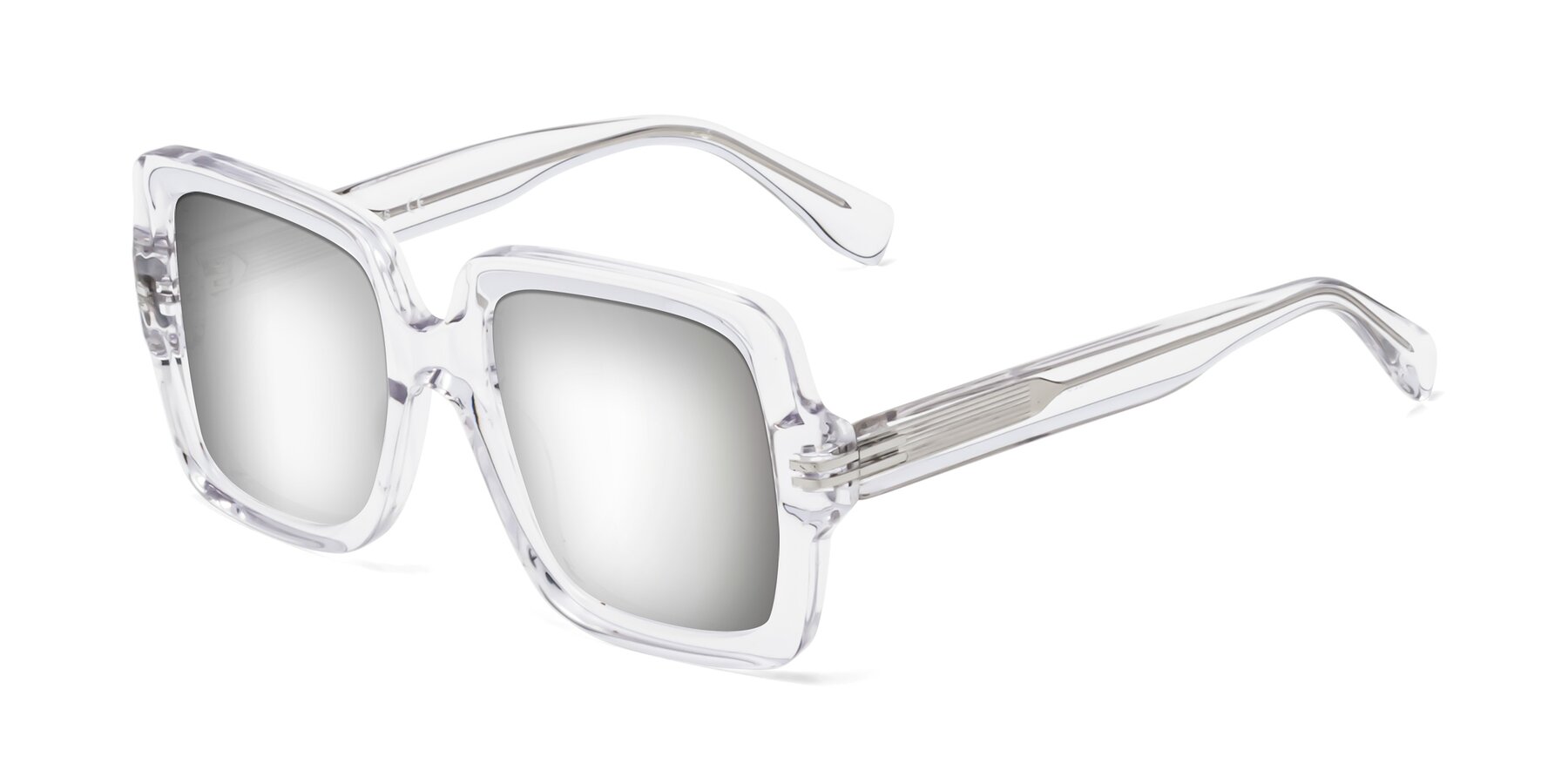 Transparent Eyewear Sunglasses  Square Small Frame Sunglasses