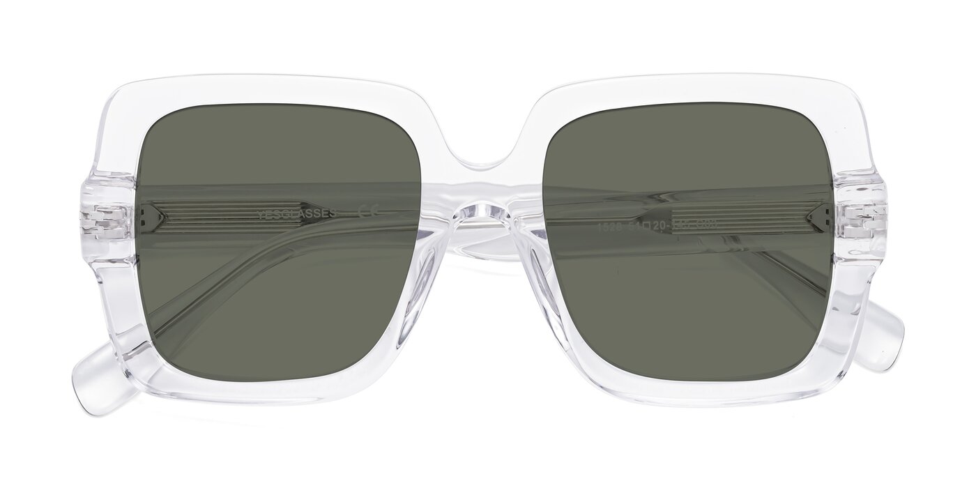 1528 - Clear Polarized Sunglasses