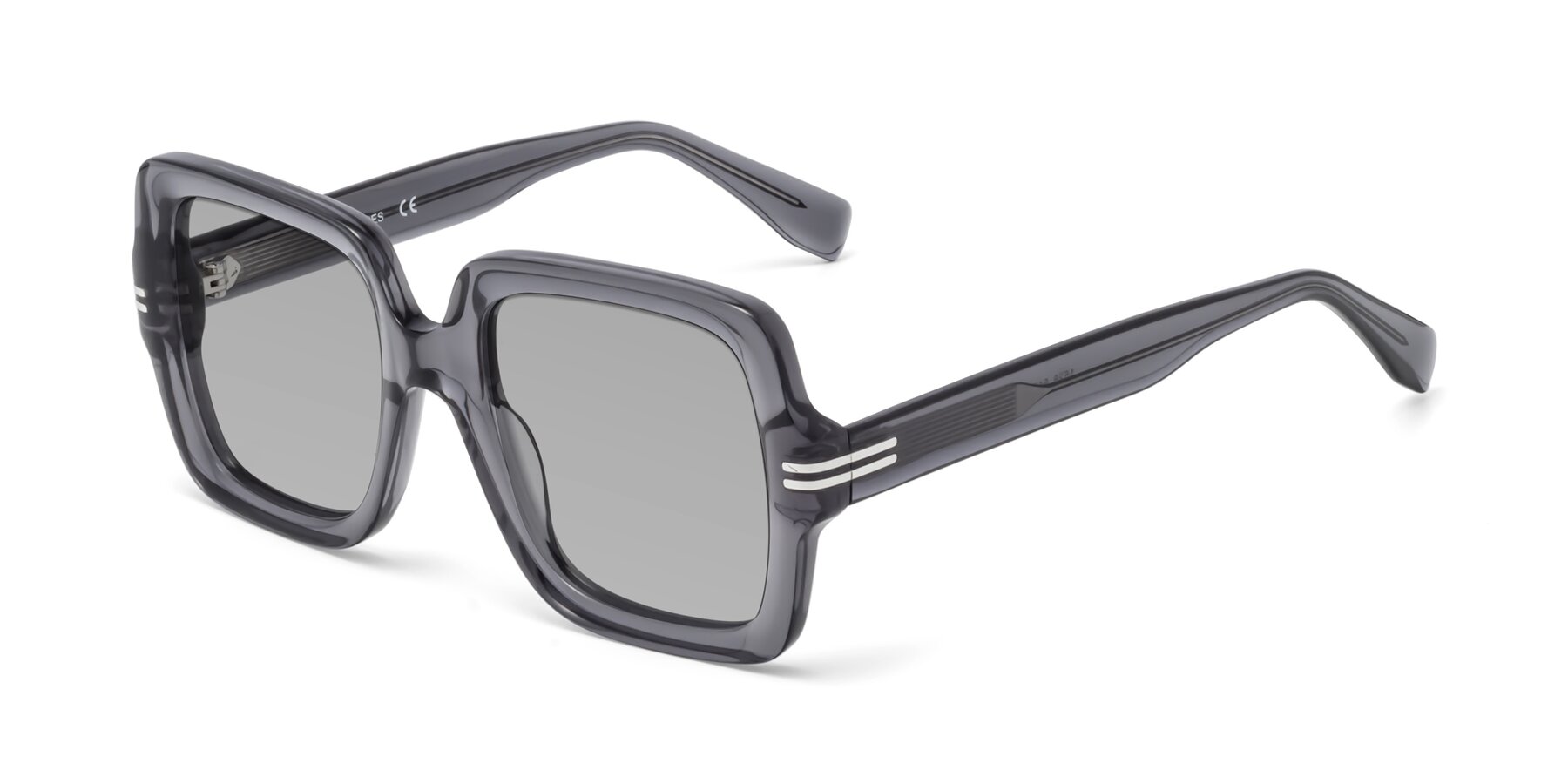 Angle of 1528 in Gray with Light Gray Tinted Lenses