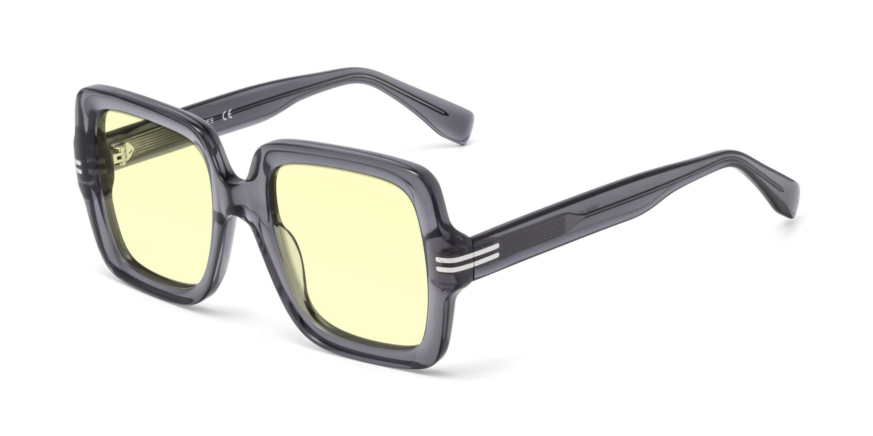 Angle of 1528 in Gray with Light Yellow Tinted Lenses