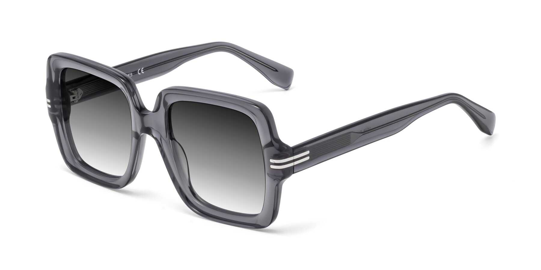 Angle of 1528 in Gray with Gray Gradient Lenses