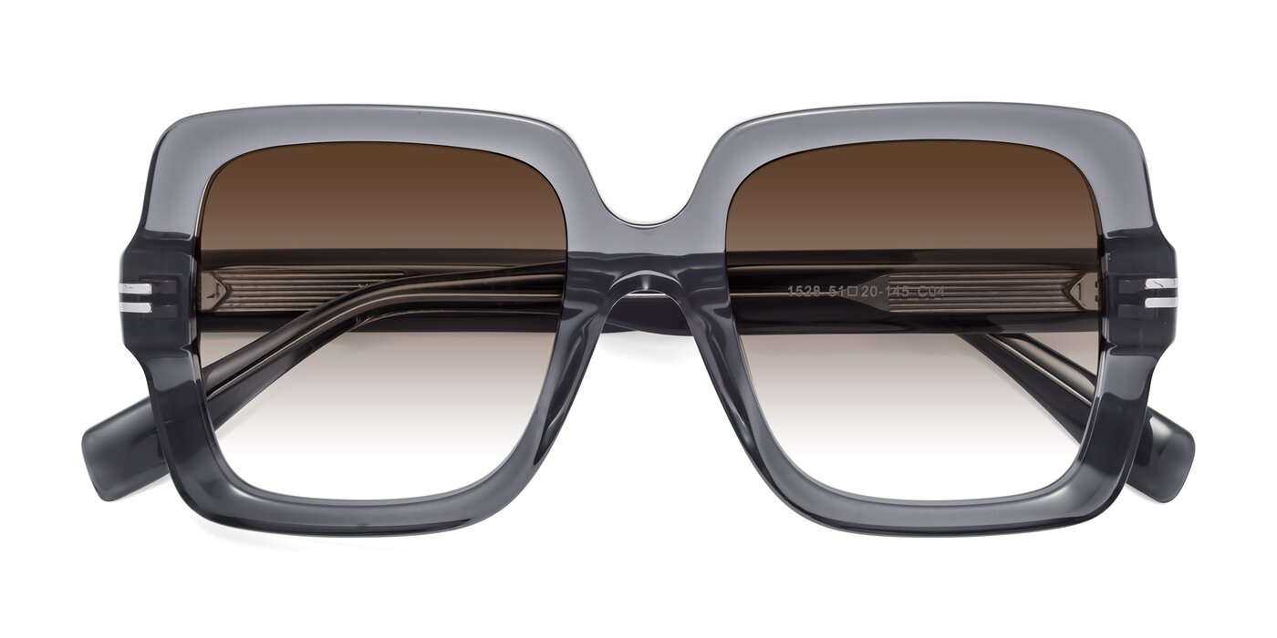 1528 - Gray Gradient Sunglasses