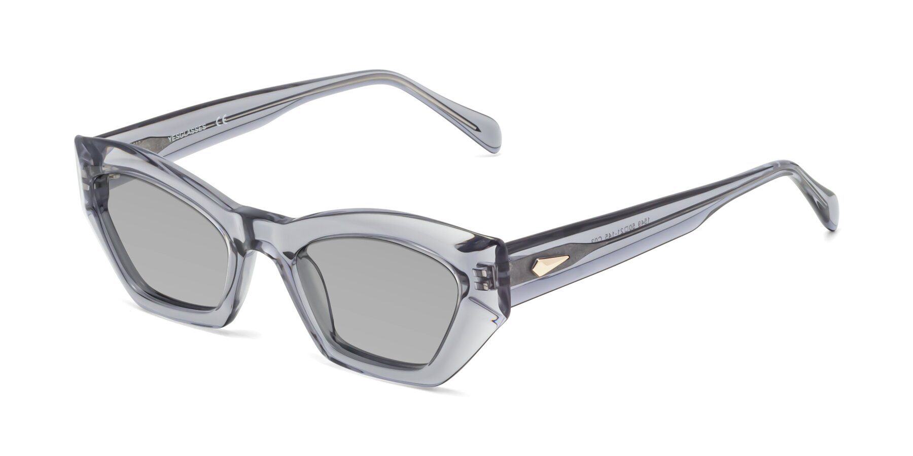 Angle of 1549 in Gray with Light Gray Tinted Lenses