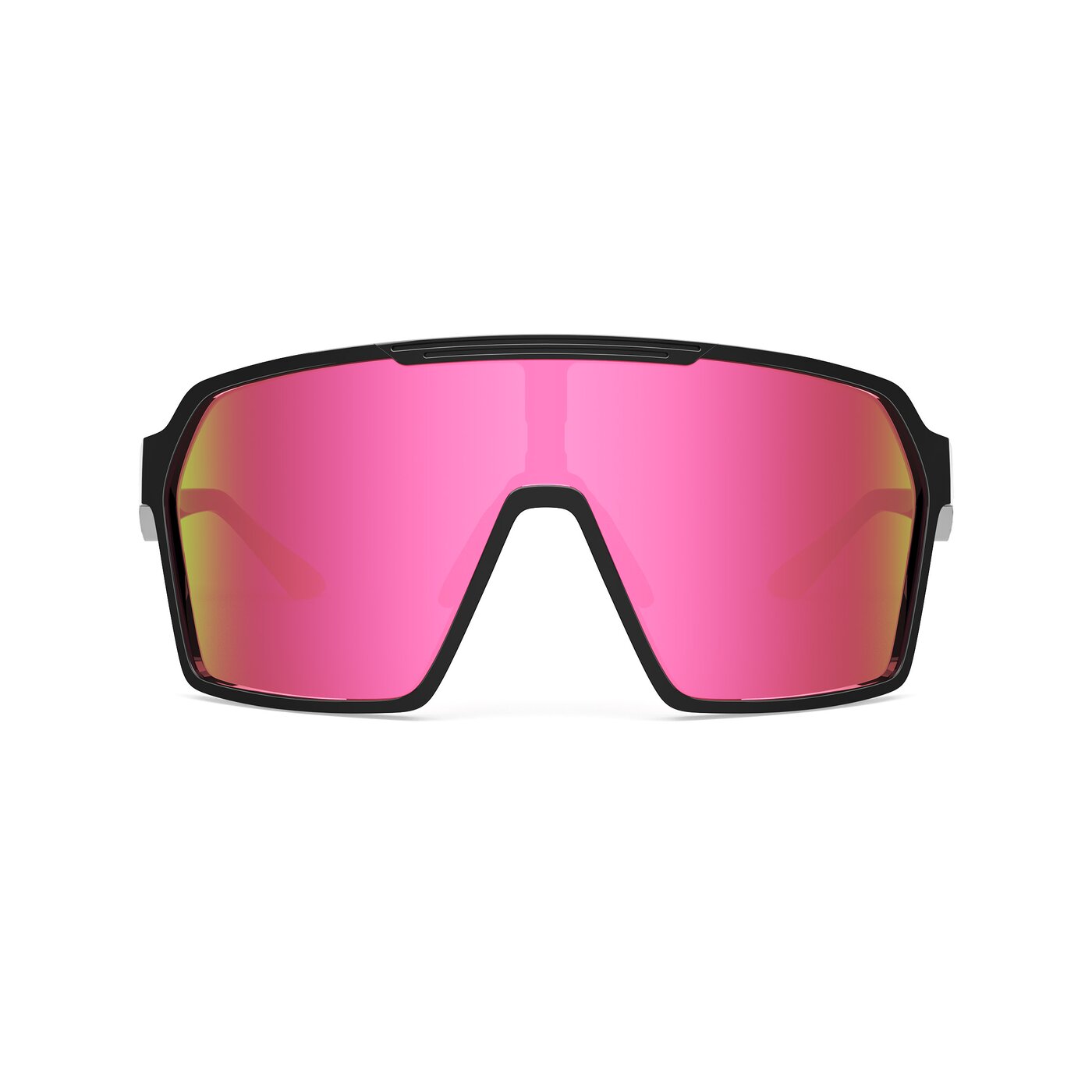 Flux XF - Black Sports Mirrored Sunglasses