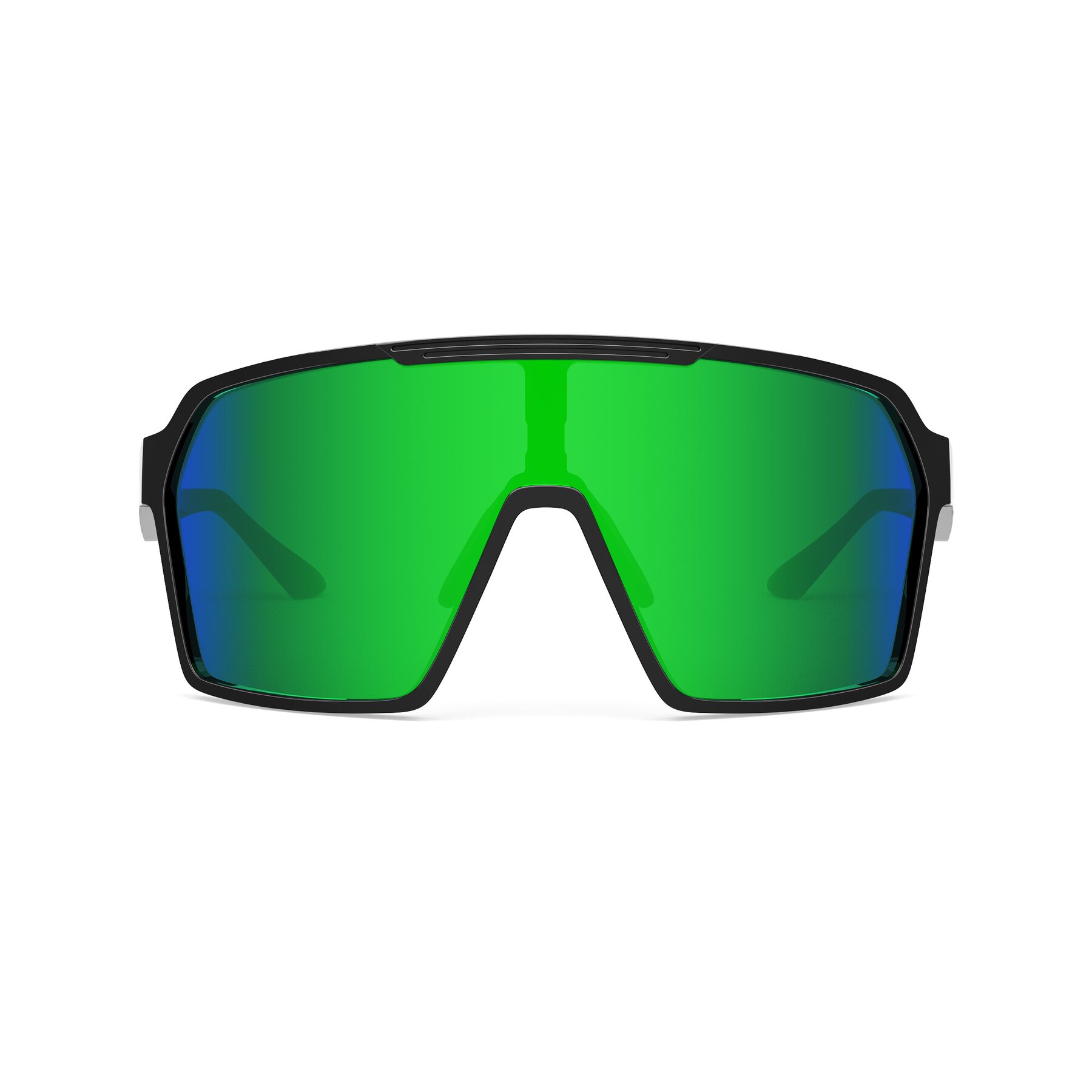 Front view of Flux XF with Standard Mirrored Lenses