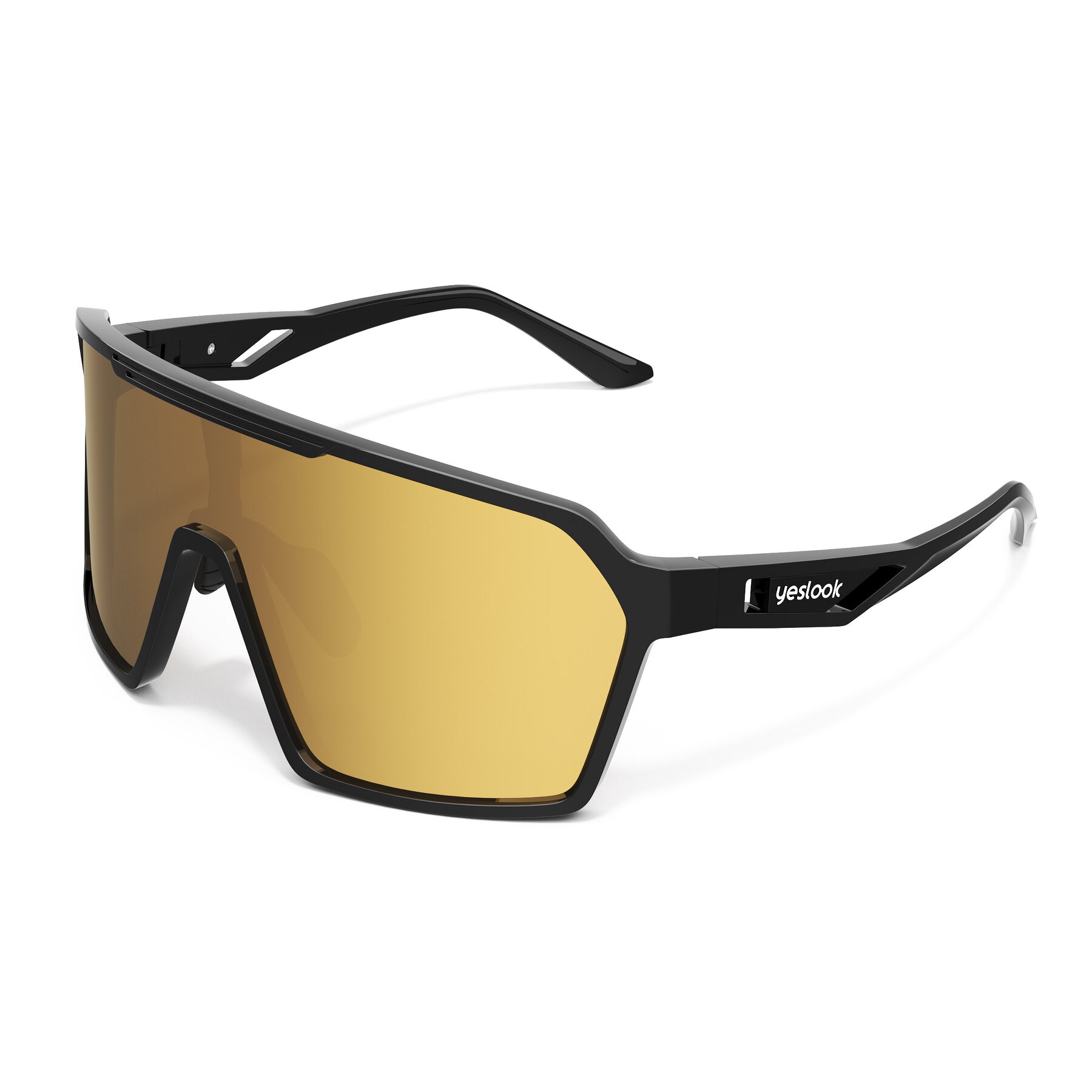 Side view of Flux XF with Standard Mirrored Lenses