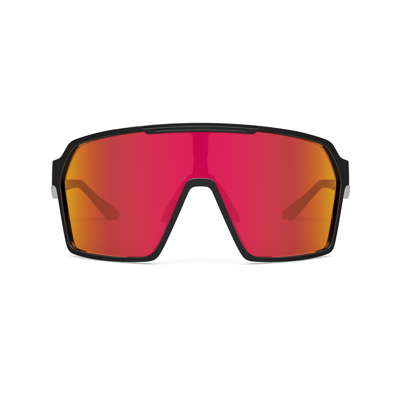 Flux XF - Black Sports Mirrored Sunglasses
