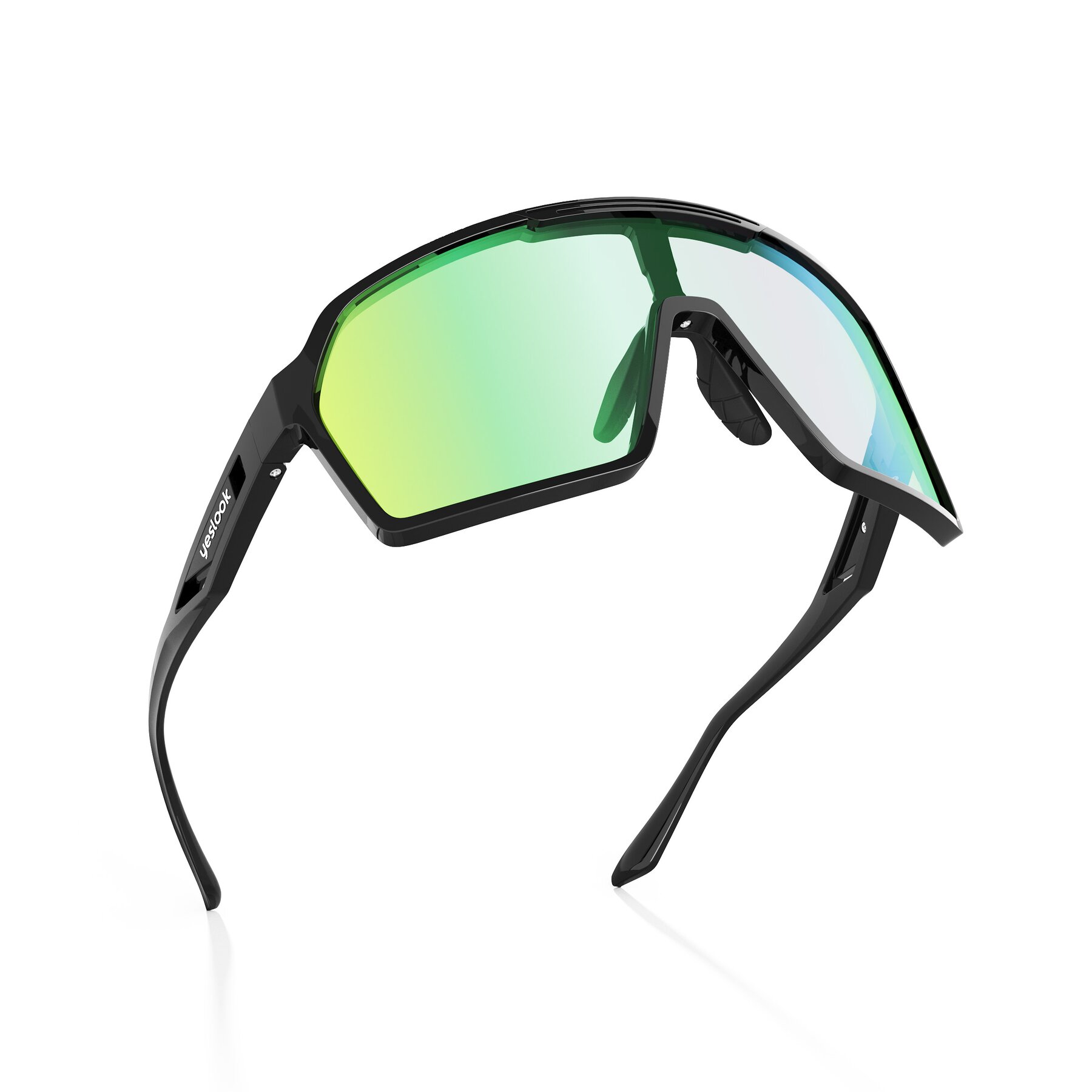Three-quarter view of Flux XF with Photochromic Mirrored Lenses