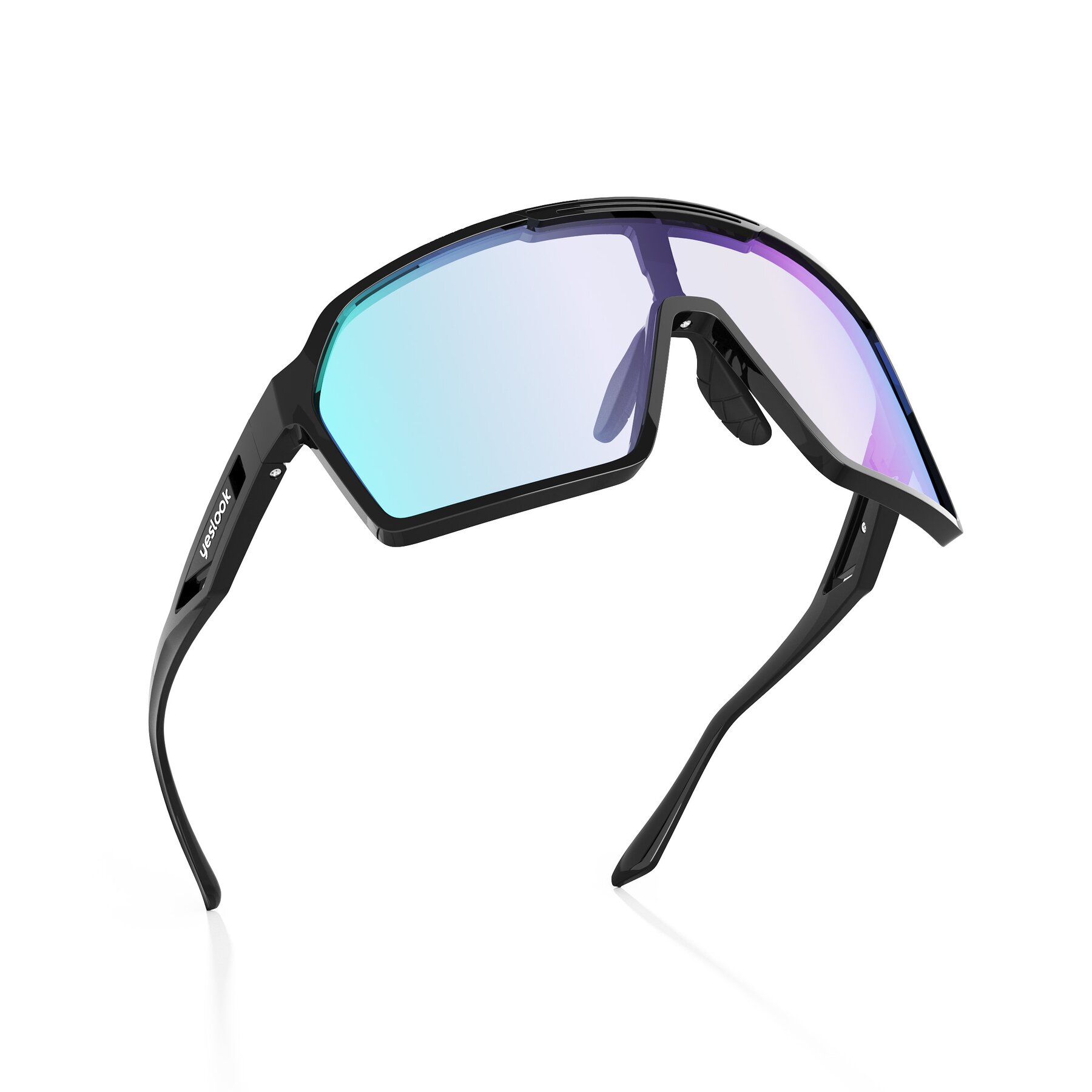 Three-quarter view of Flux XF with Photochromic Mirrored Lenses