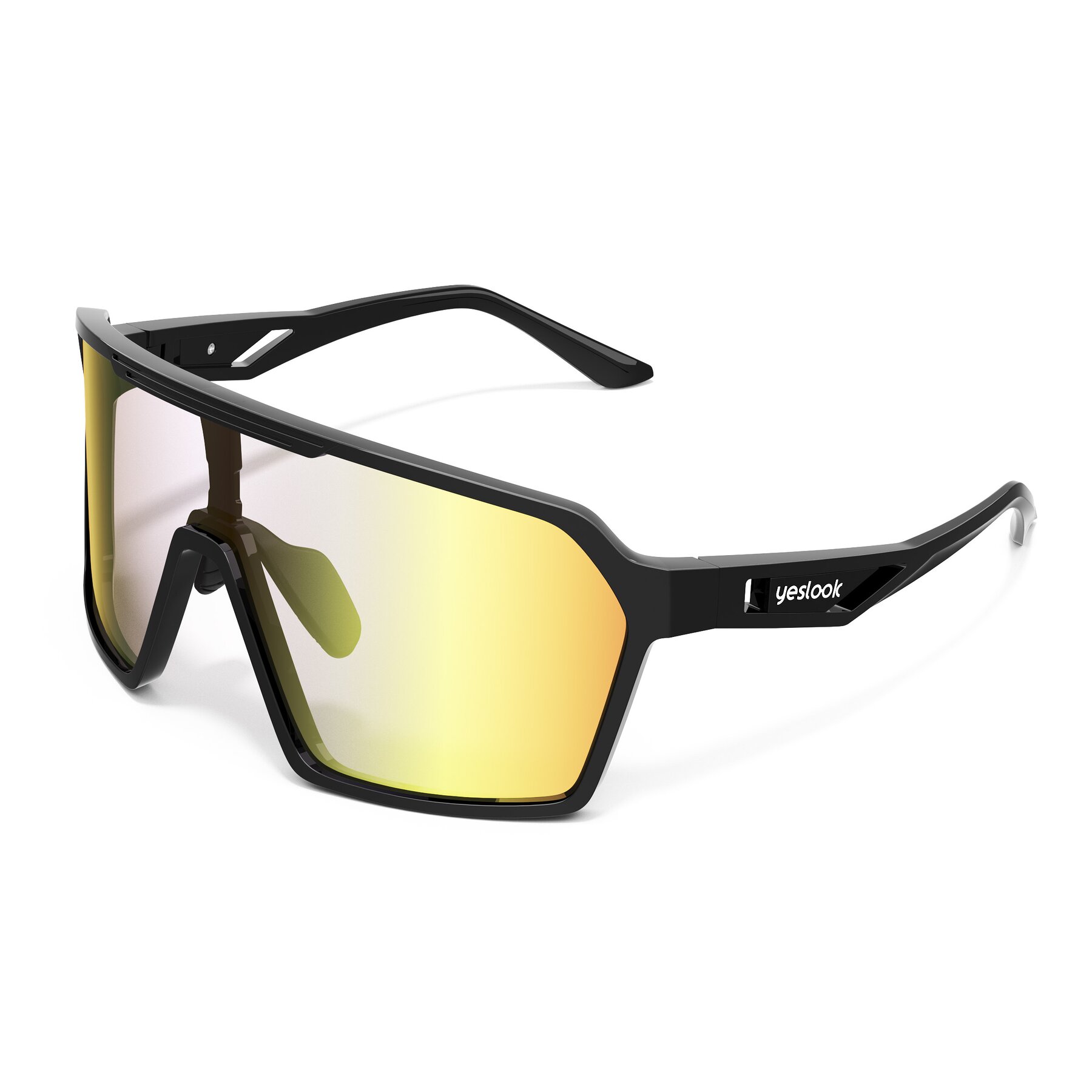 Side view of Flux XF with Photochromic Mirrored Lenses