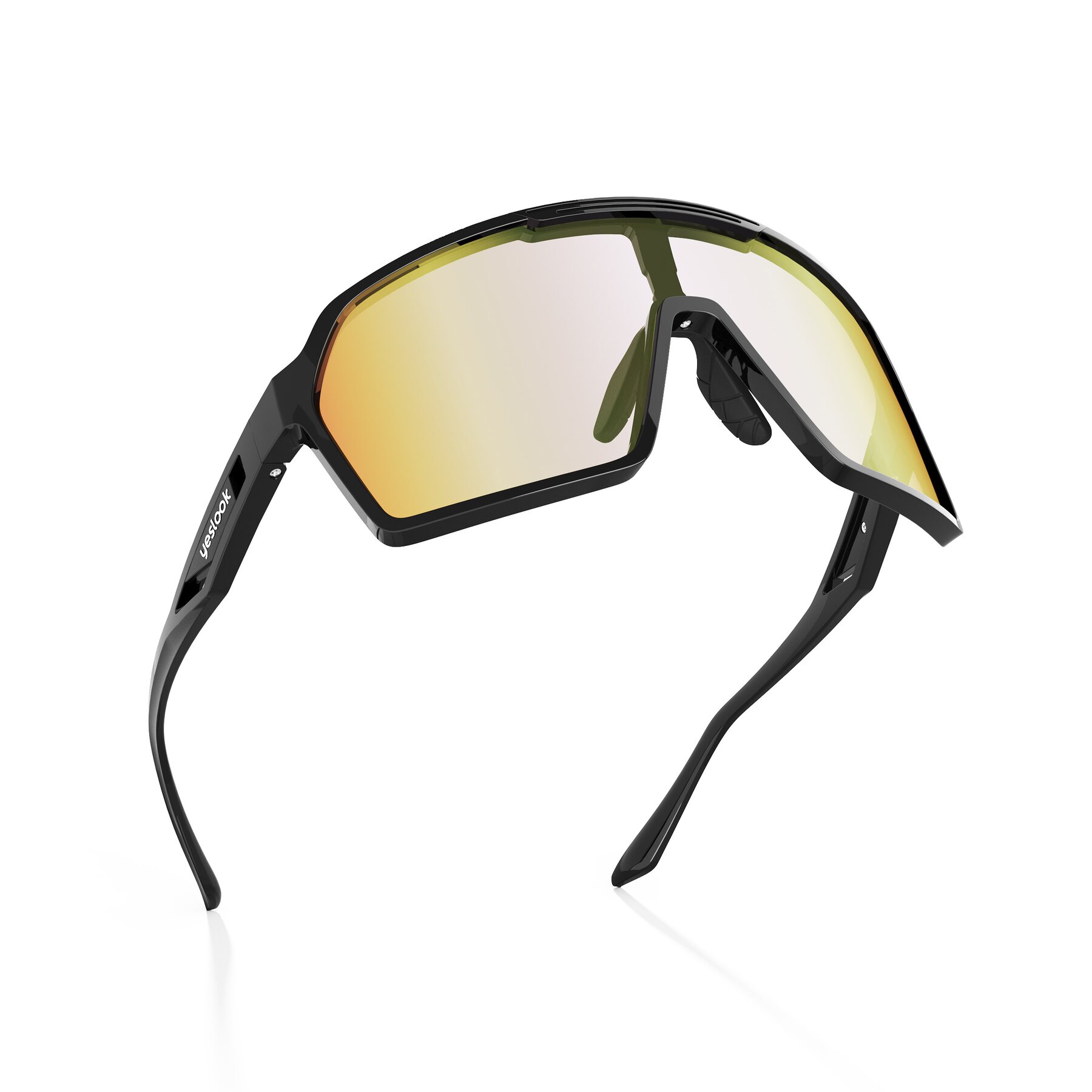 Three-quarter view of Flux XF with Photochromic Mirrored Lenses