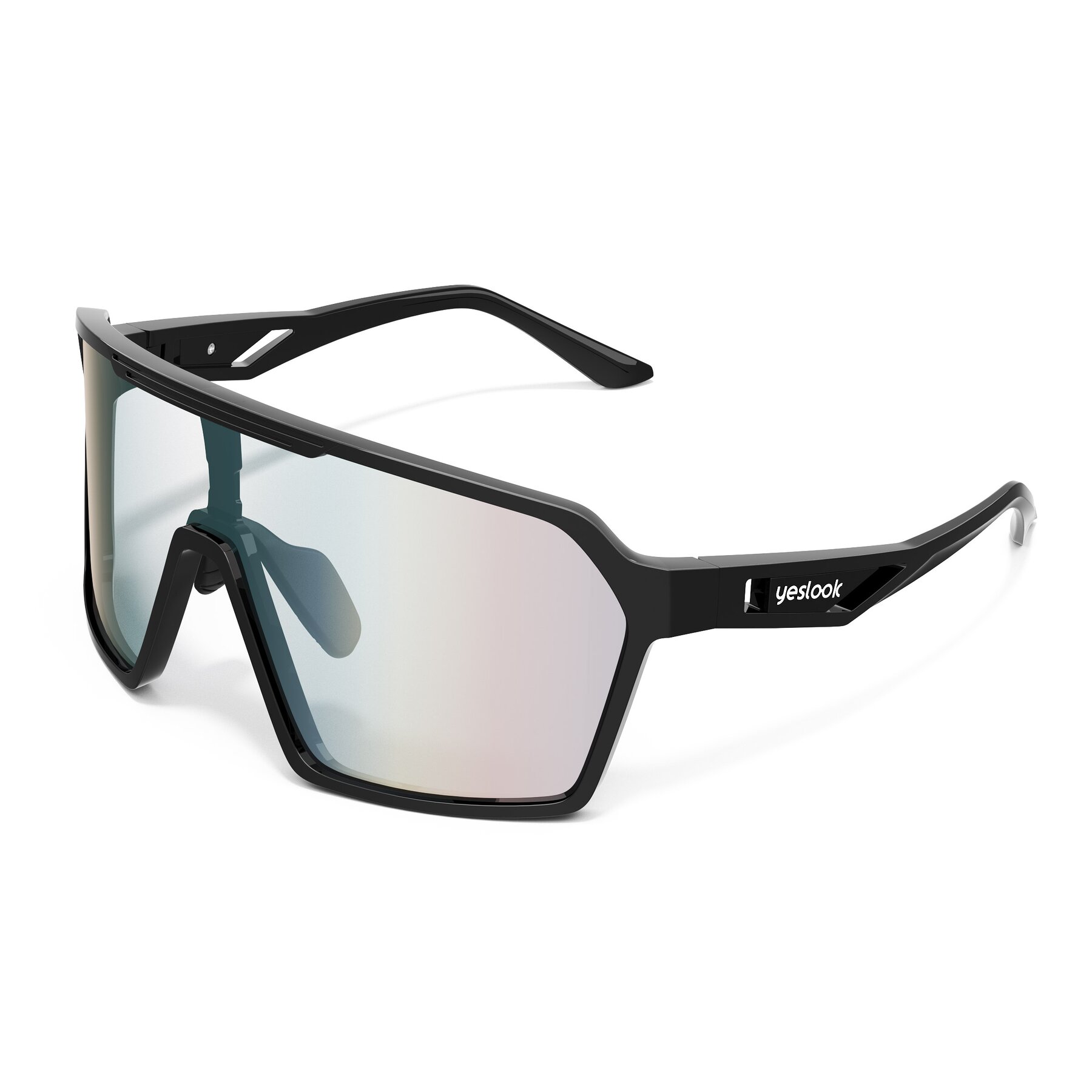 Side view of Flux XF with Photochromic Mirrored Lenses