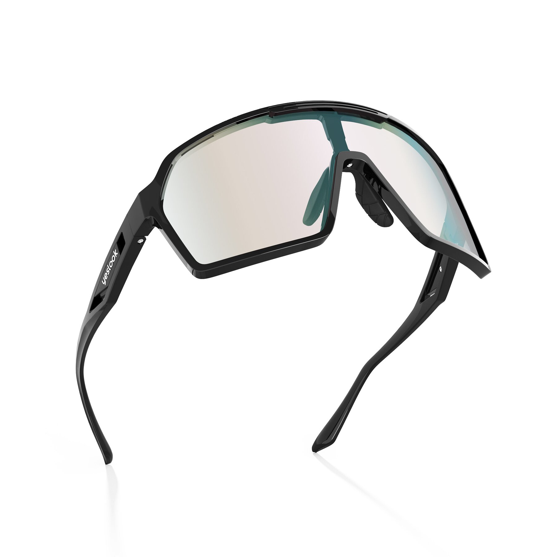 Three-quarter view of Flux XF with Photochromic Mirrored Lenses
