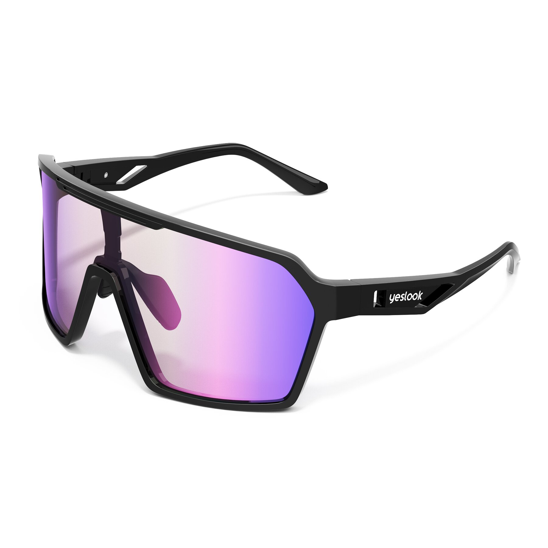 Side view of Flux XF with Photochromic Mirrored Lenses
