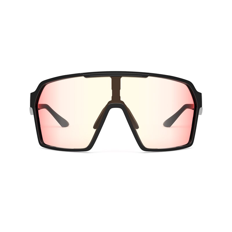 Flux XF - Black Sports Photochromic Mirrored Sunglasses