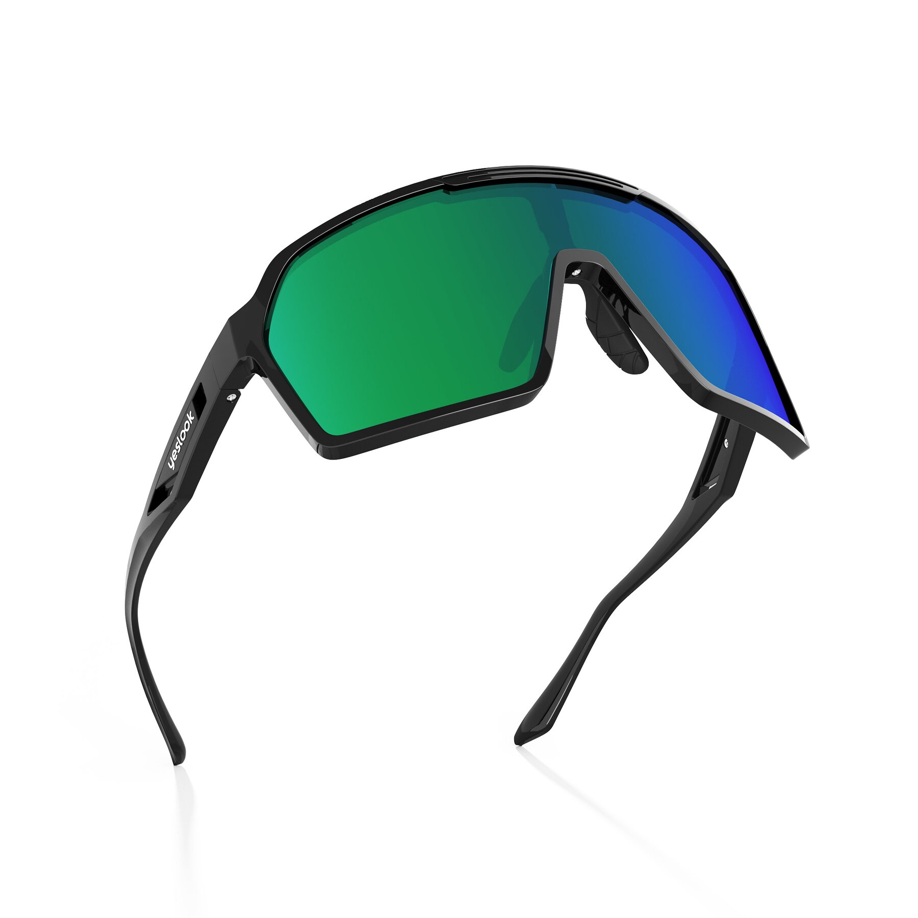 Three-quarter view of Flux XF with Polarized Mirrored Lenses