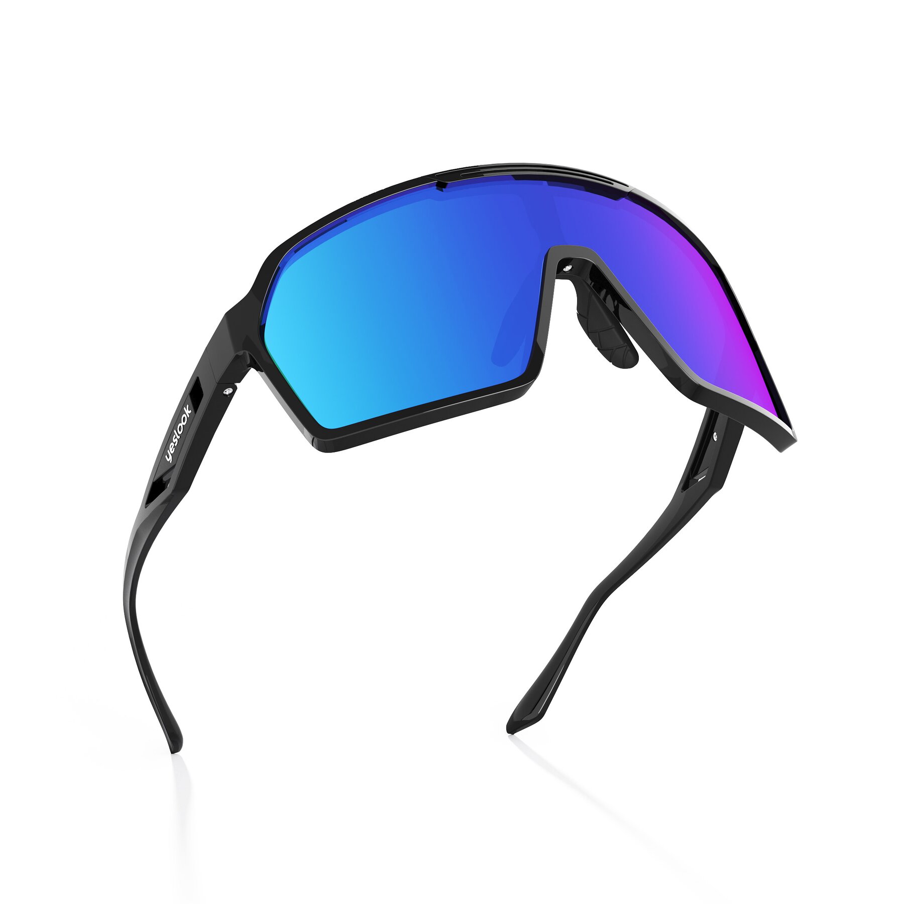 Three-quarter view of Flux XF with Polarized Mirrored Lenses