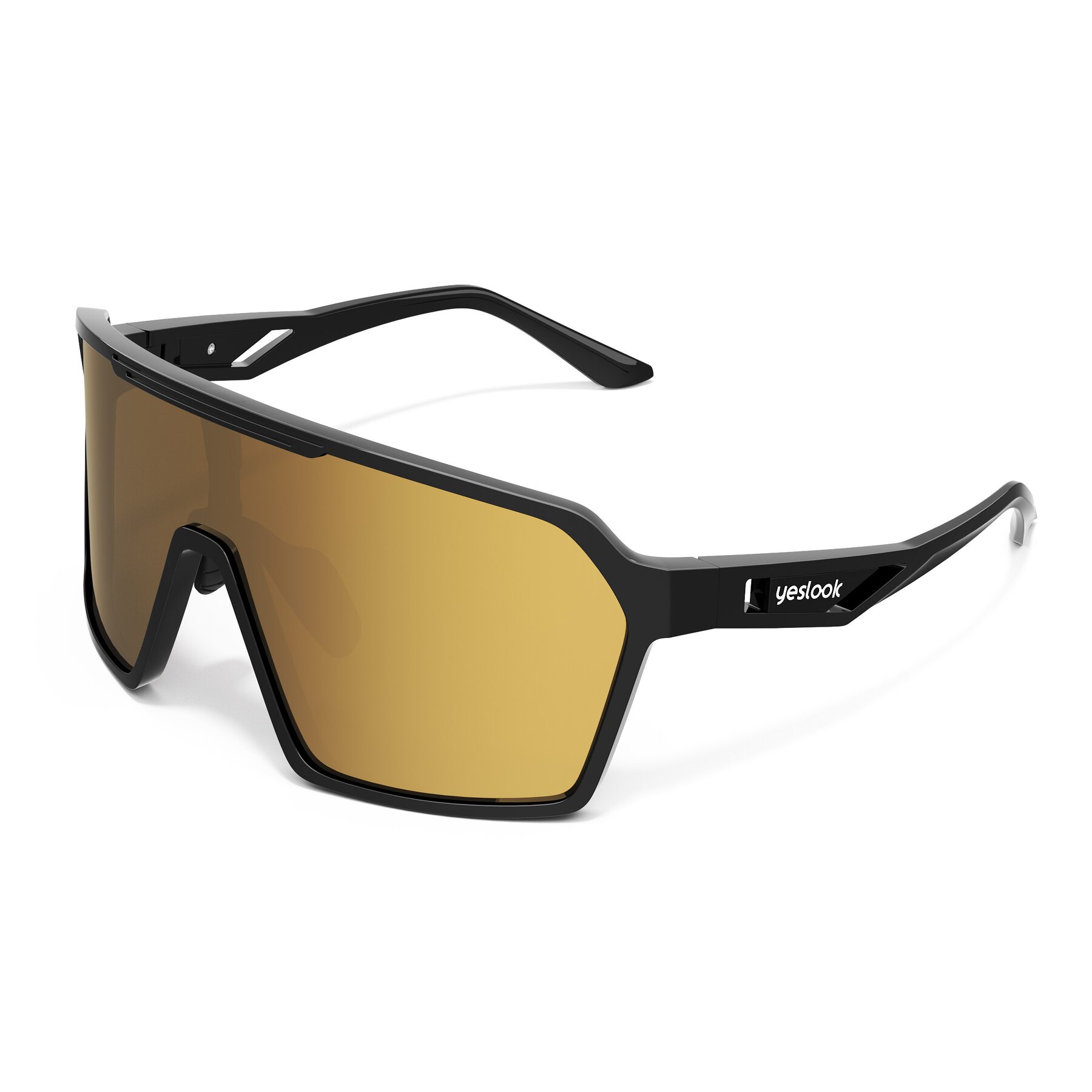 Side view of Flux XF with Polarized Mirrored Lenses