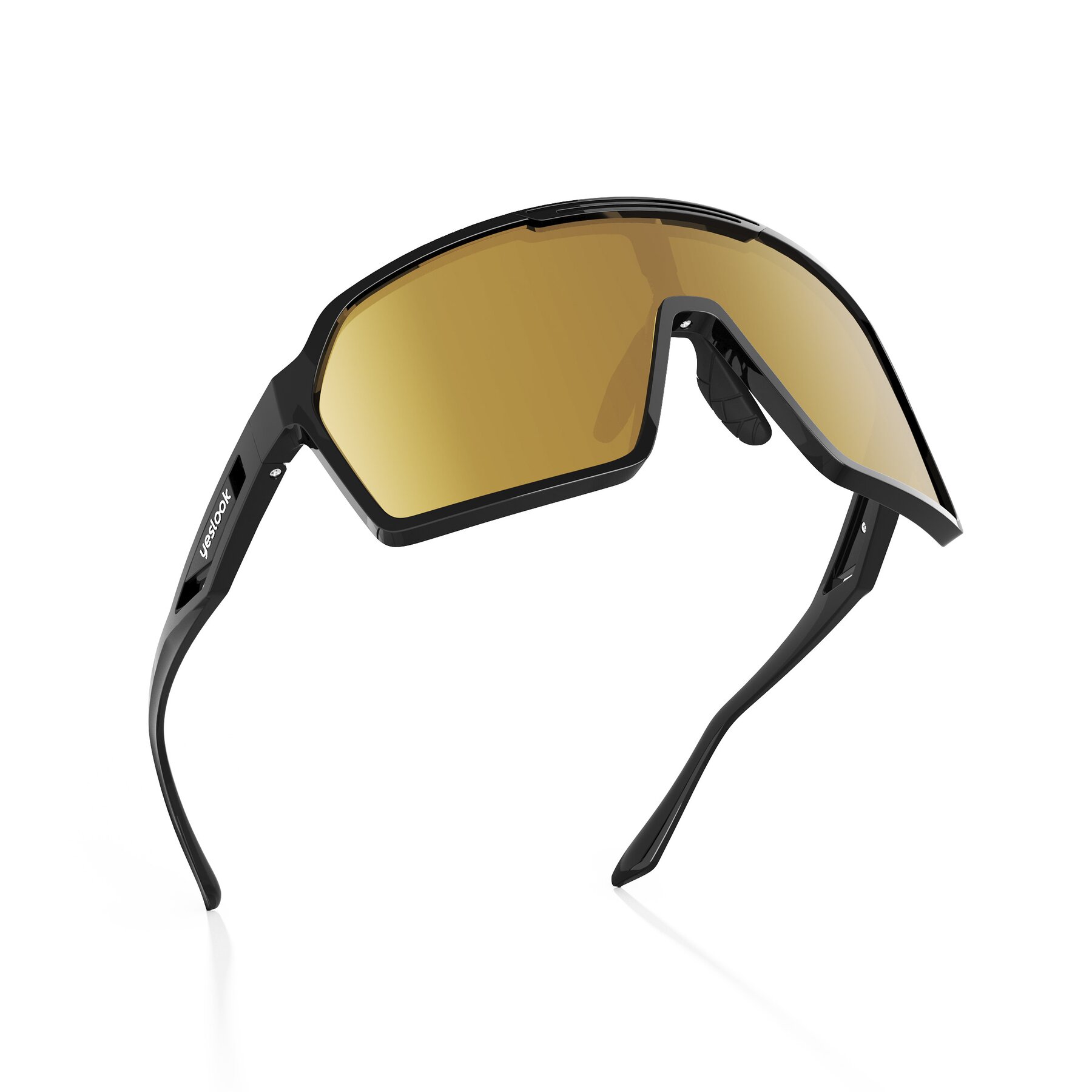 Three-quarter view of Flux XF with Polarized Mirrored Lenses