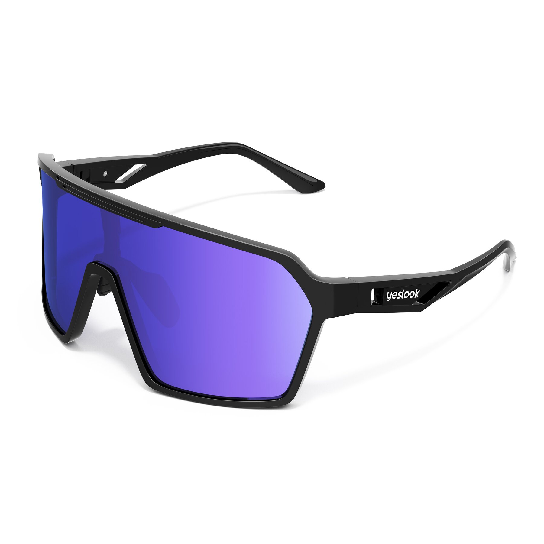 Side view of Flux XF with Polarized Mirrored Lenses