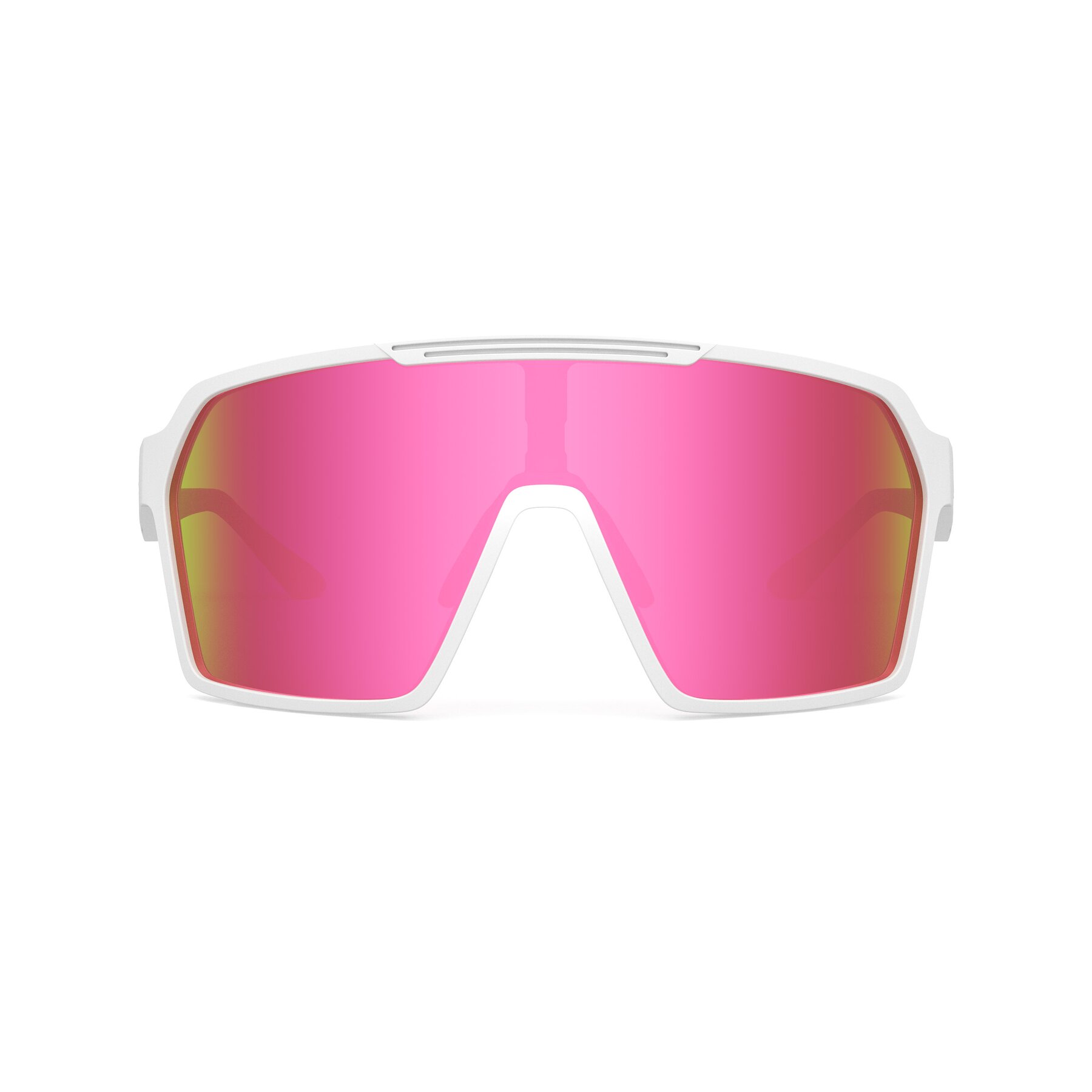 Front view of Flux XF with Standard Mirrored Lenses