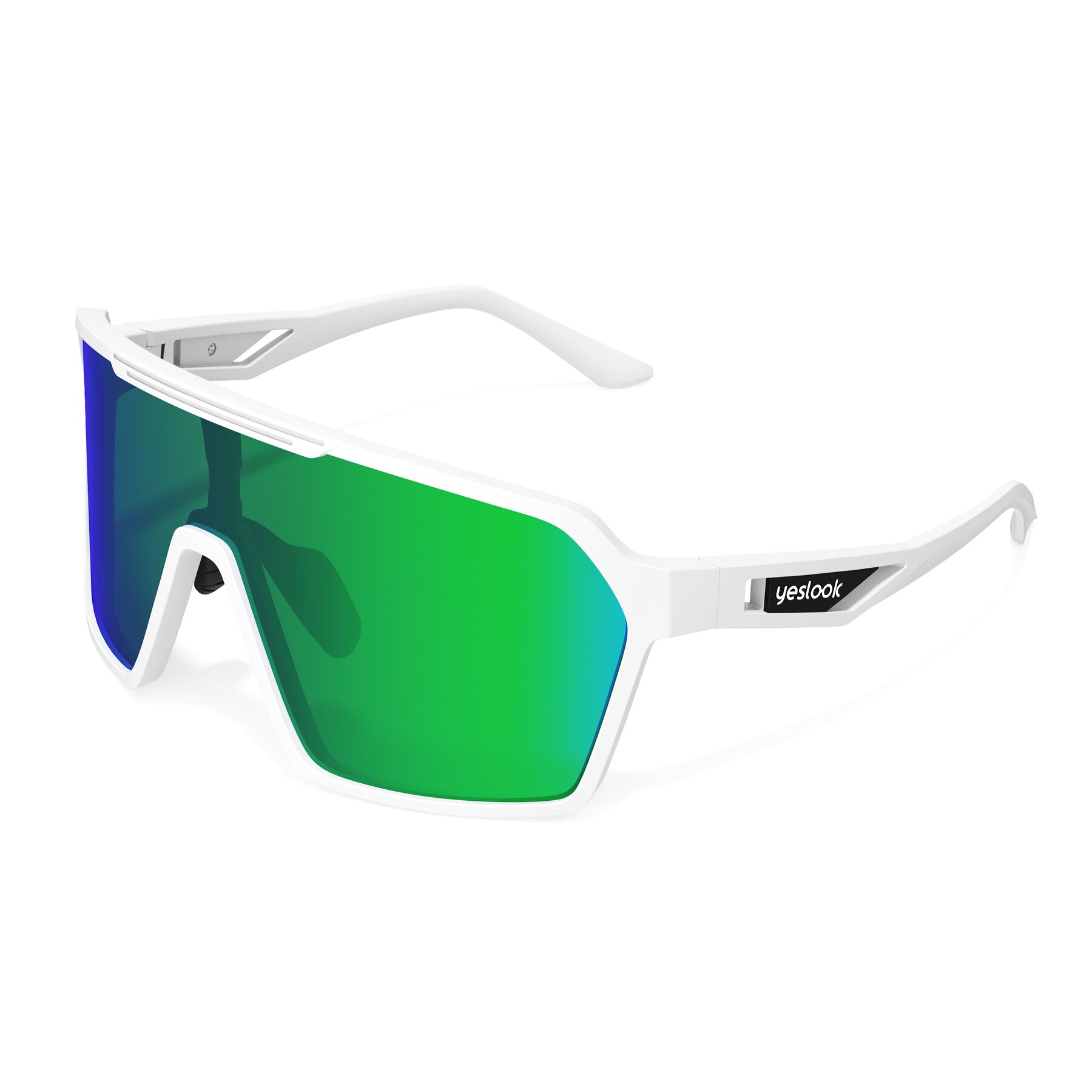 Side view of Flux XF with Standard Mirrored Lenses